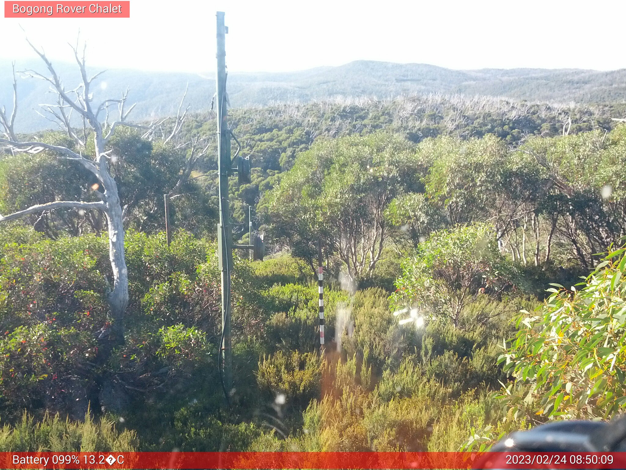 Bogong Web Cam 8:50am Friday 24th of February 2023