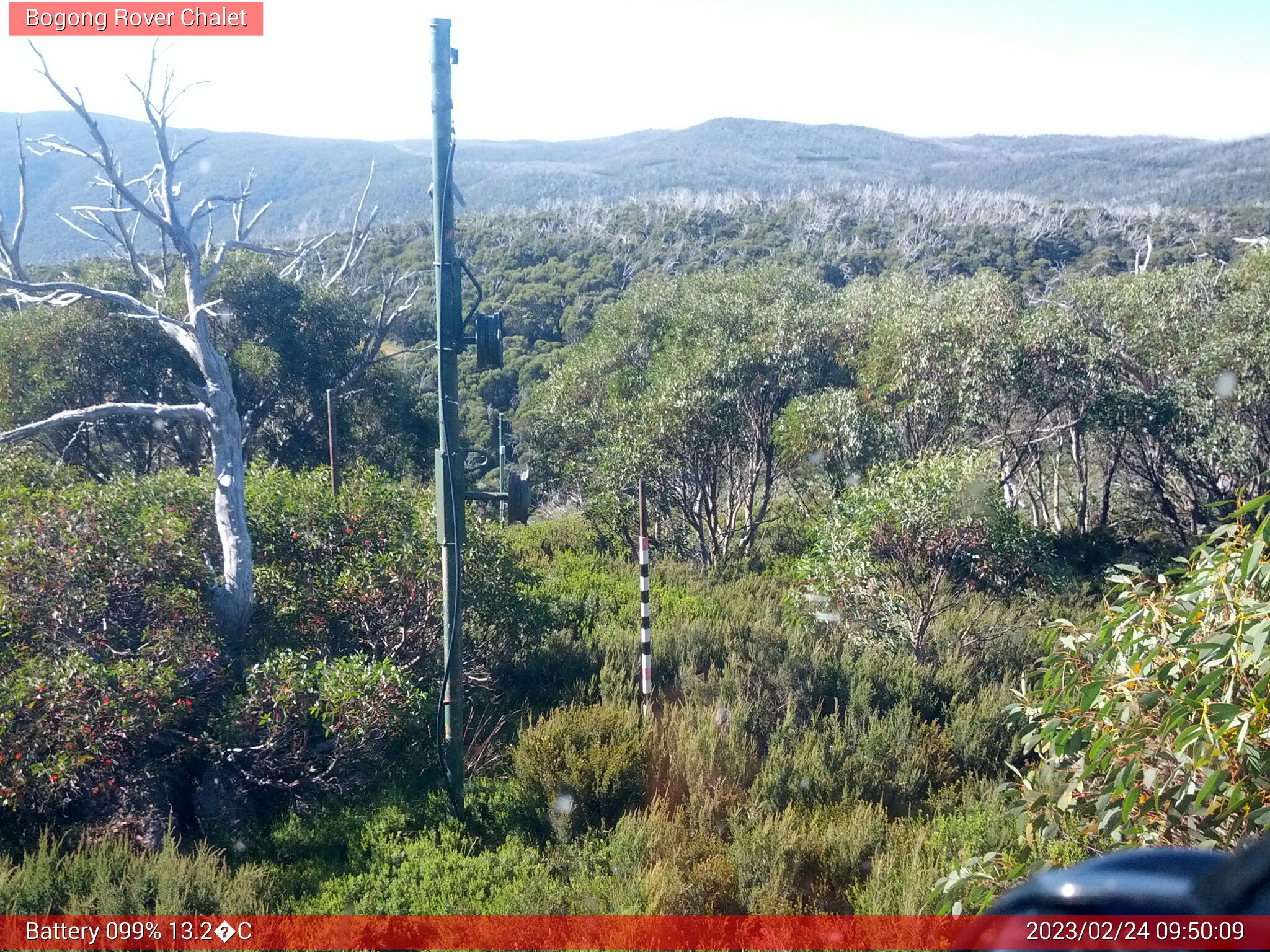 Bogong Web Cam 9:50am Friday 24th of February 2023