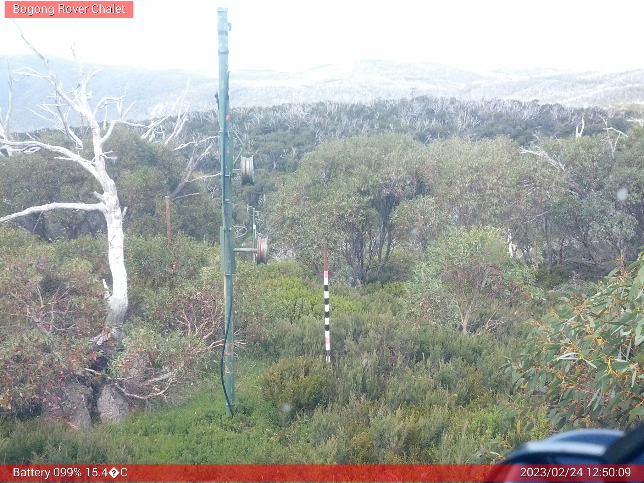 Bogong Web Cam 12:50pm Friday 24th of February 2023