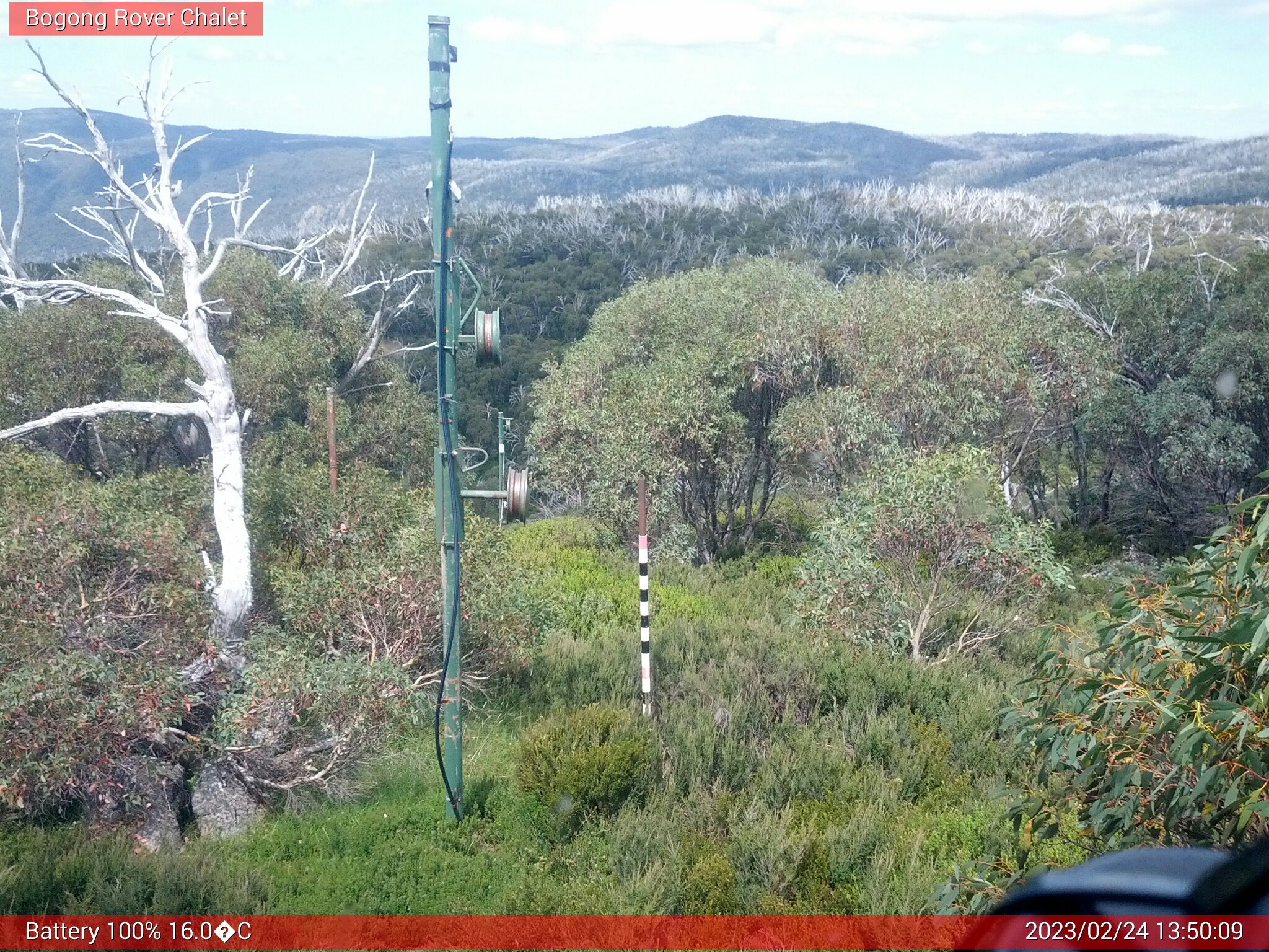 Bogong Web Cam 1:50pm Friday 24th of February 2023