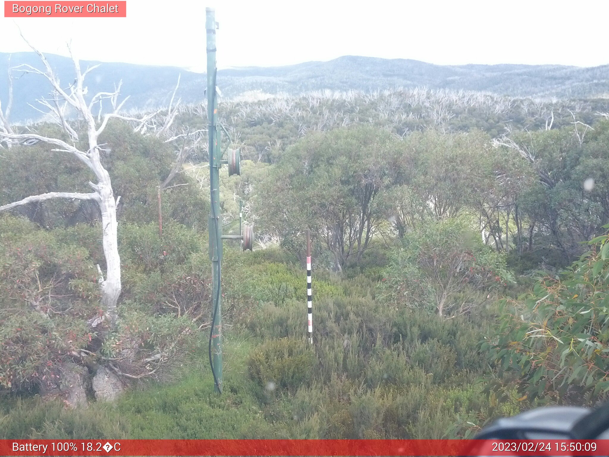 Bogong Web Cam 3:50pm Friday 24th of February 2023