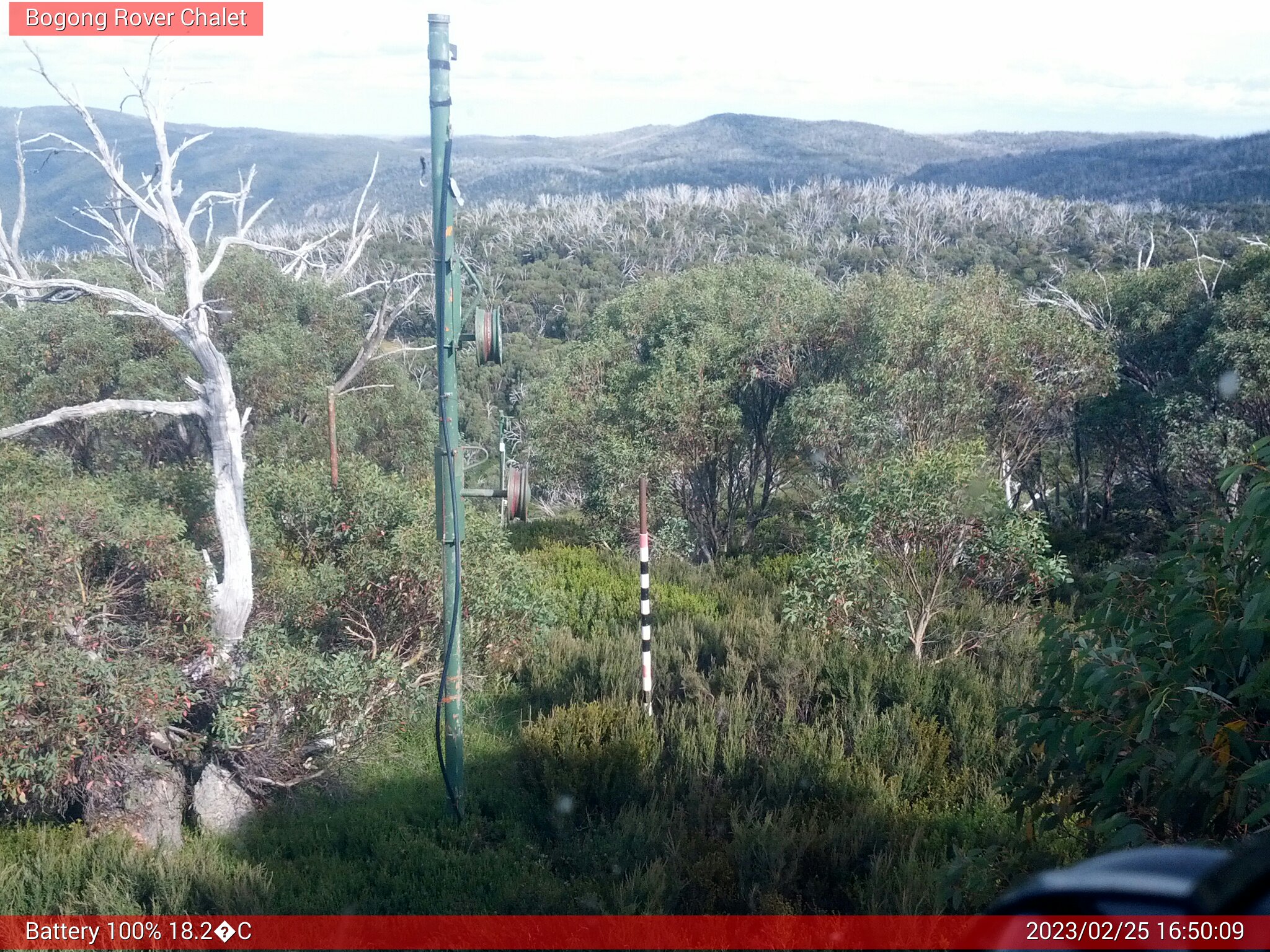 Bogong Web Cam 4:50pm Saturday 25th of February 2023