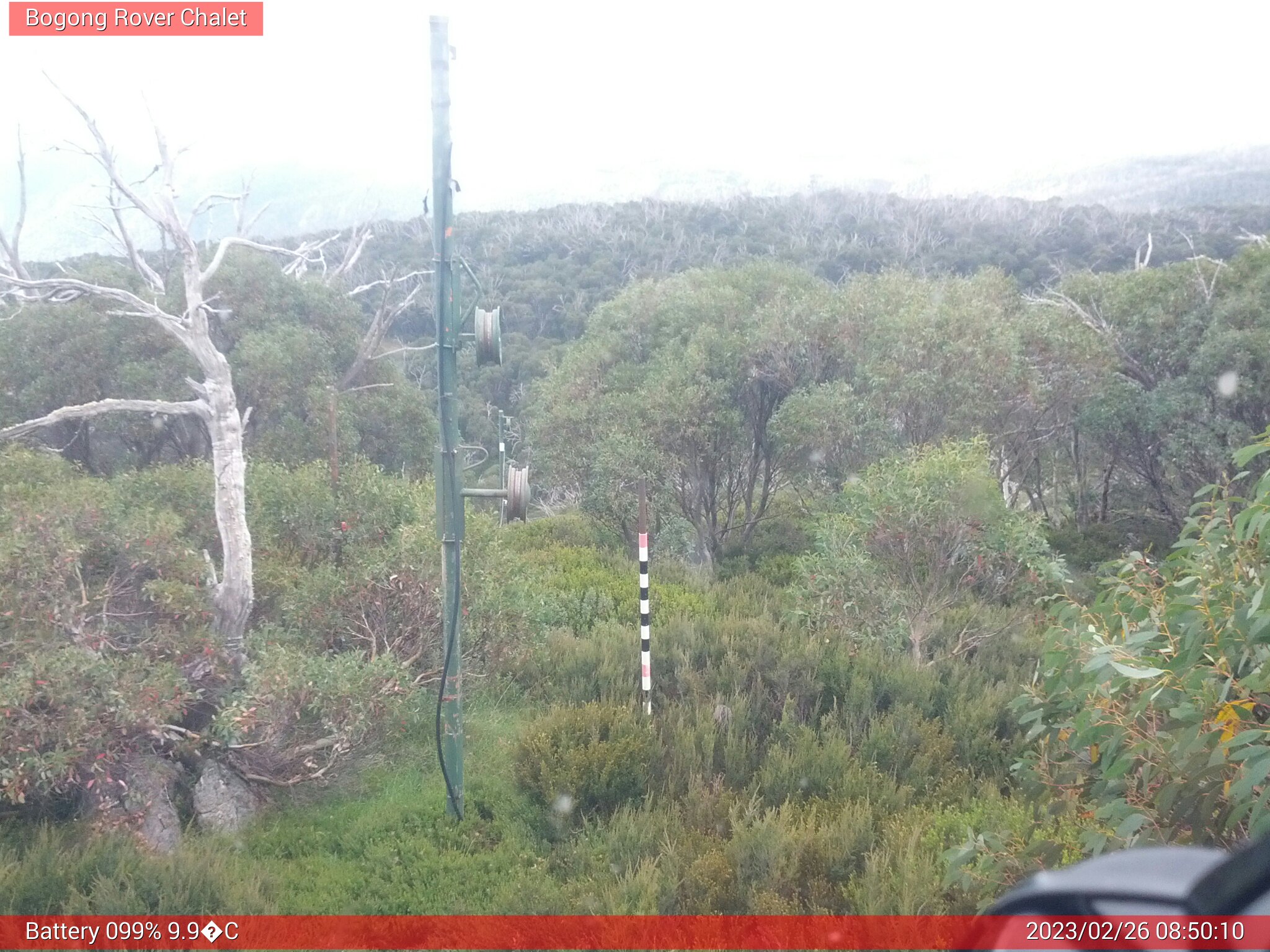 Bogong Web Cam 8:50am Sunday 26th of February 2023