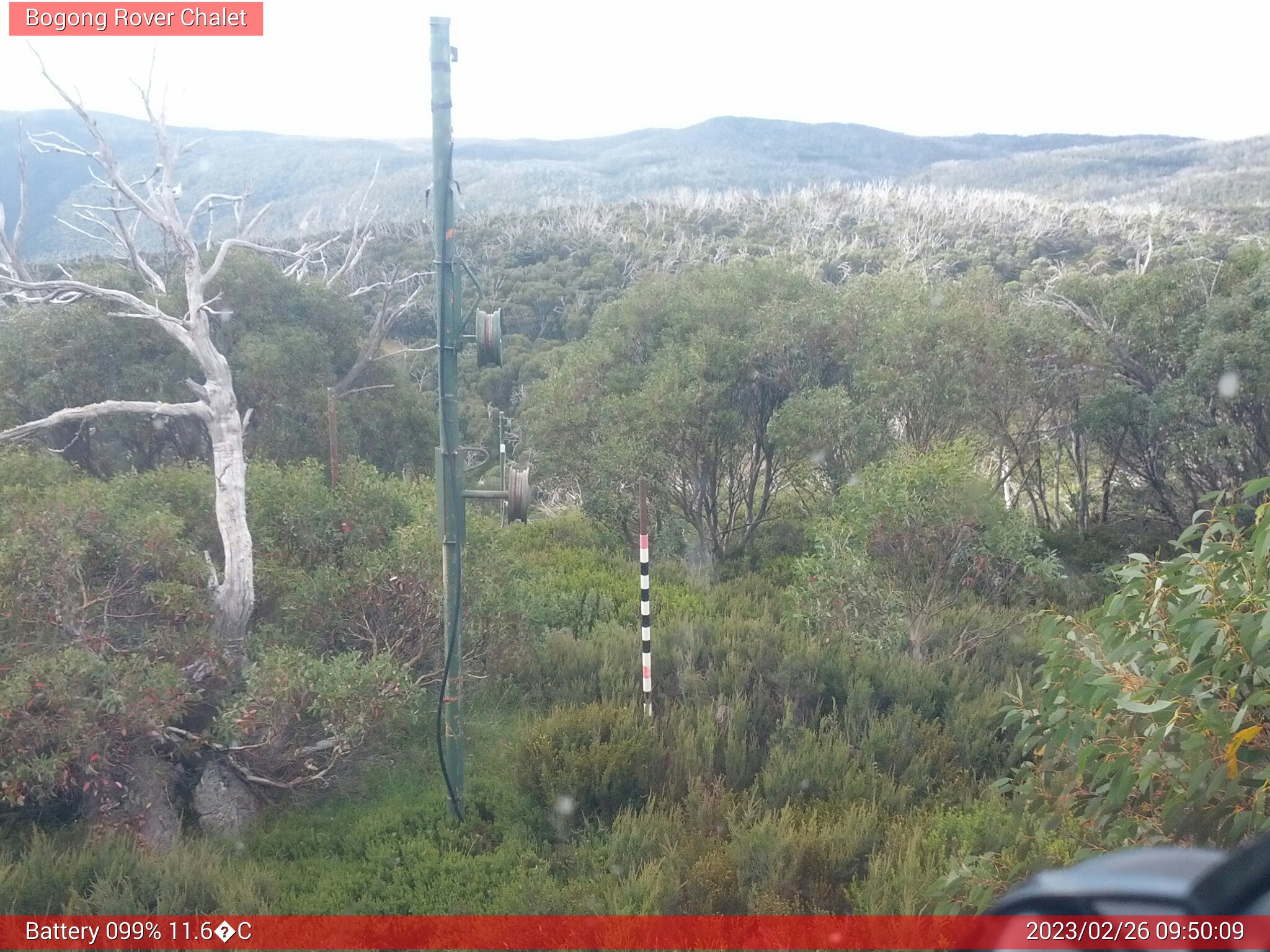 Bogong Web Cam 9:50am Sunday 26th of February 2023