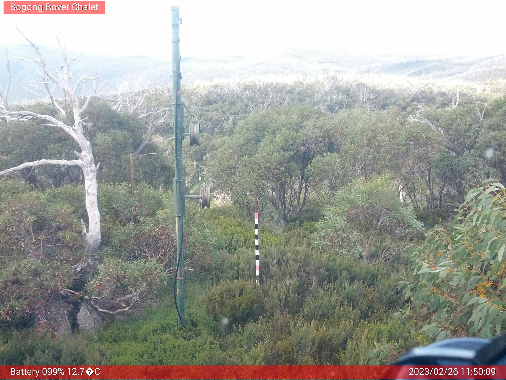 Bogong Web Cam 11:50am Sunday 26th of February 2023