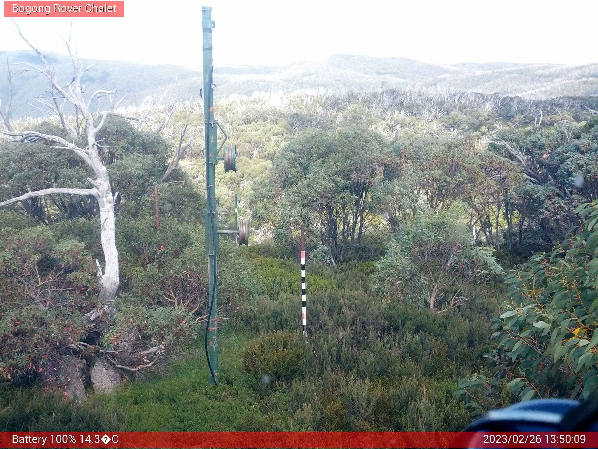 Bogong Web Cam 1:50pm Sunday 26th of February 2023