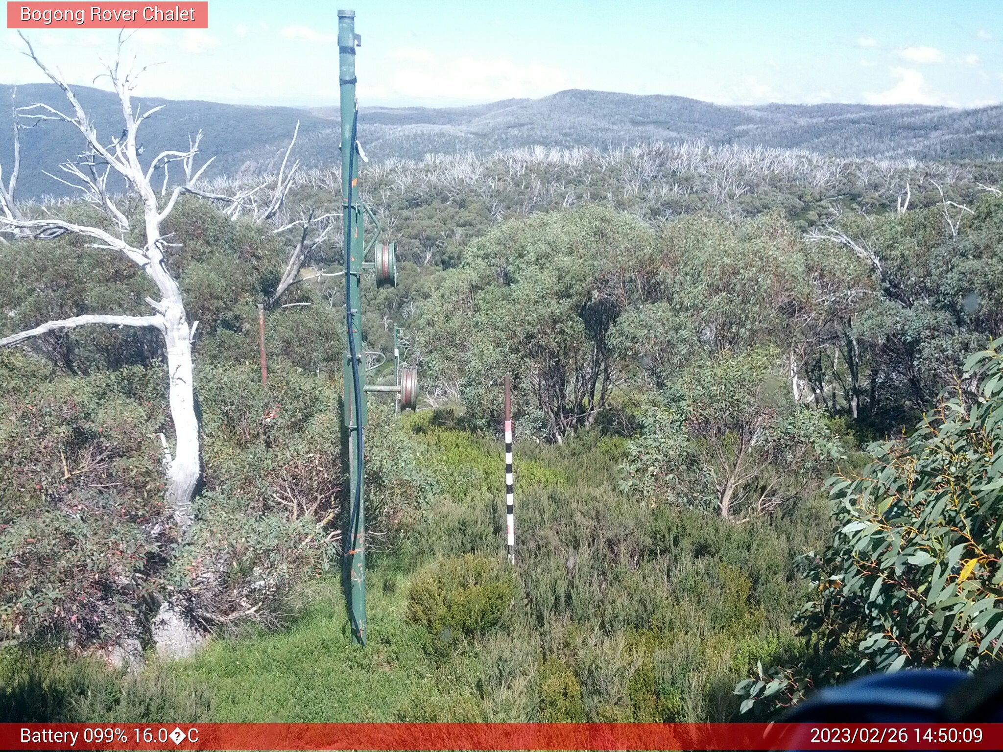 Bogong Web Cam 2:50pm Sunday 26th of February 2023