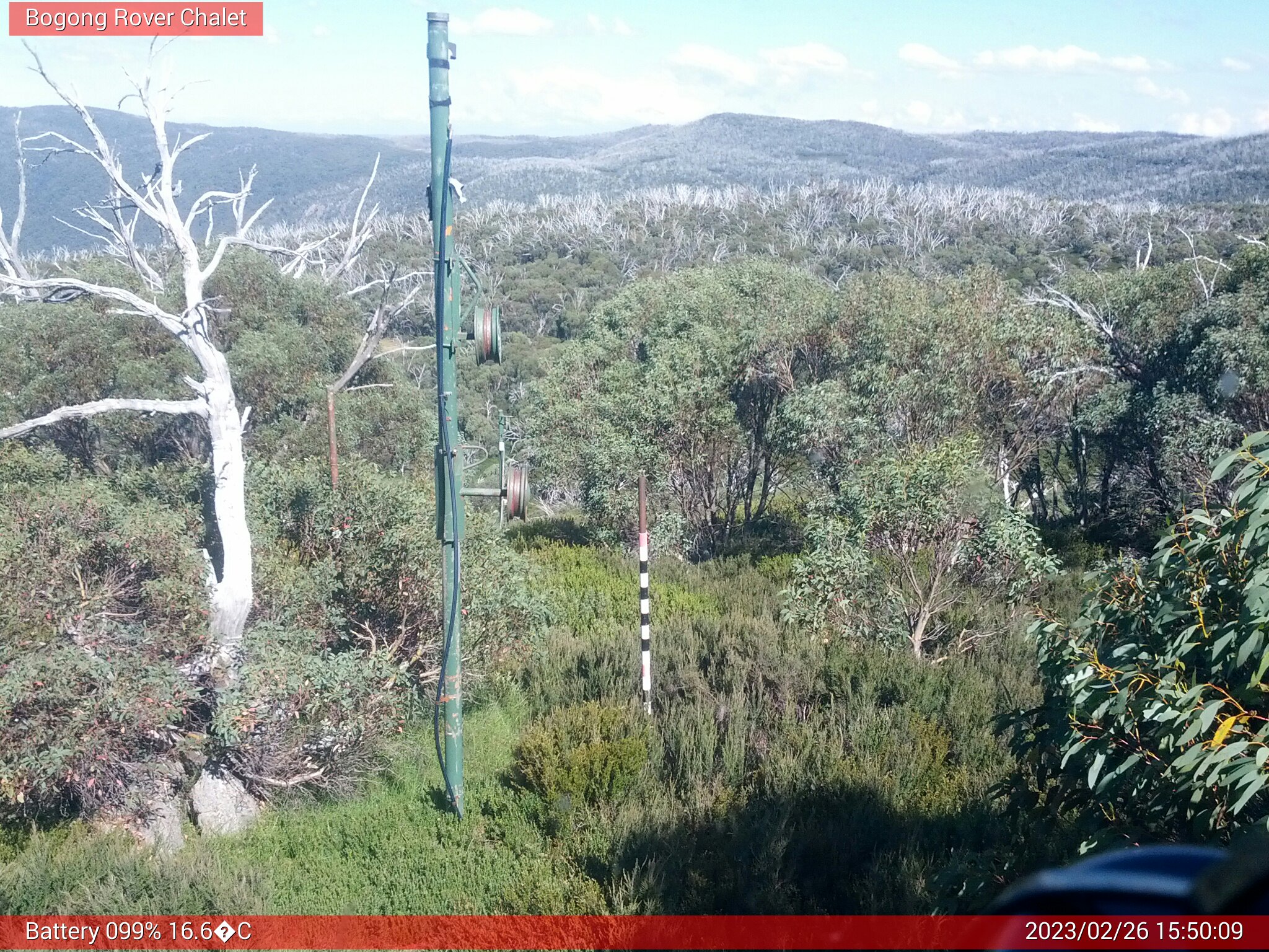 Bogong Web Cam 3:50pm Sunday 26th of February 2023