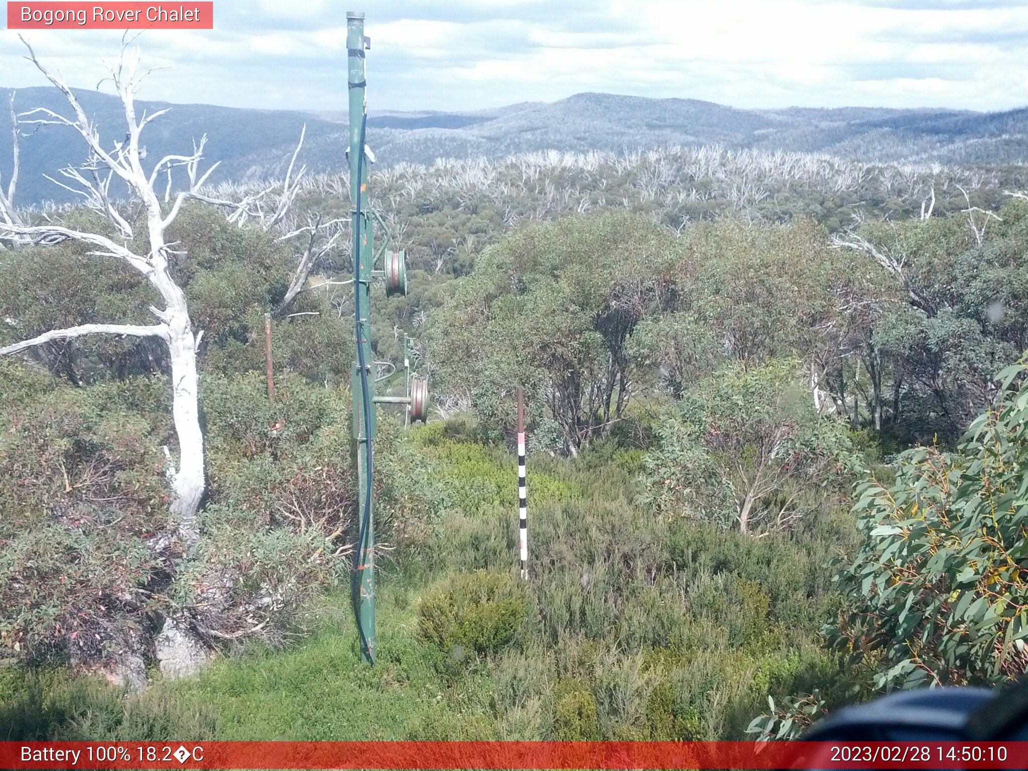 Bogong Web Cam 2:50pm Tuesday 28th of February 2023