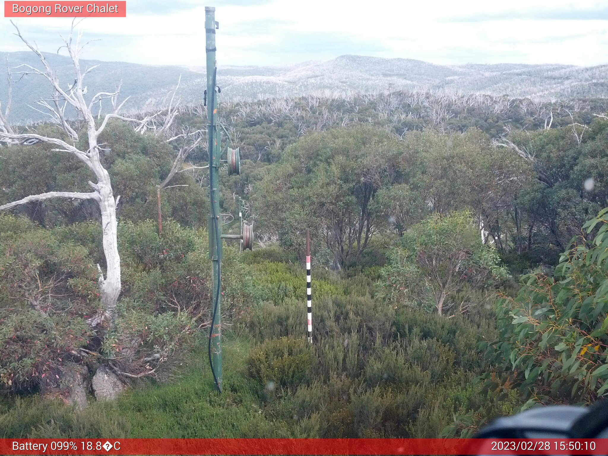 Bogong Web Cam 3:50pm Tuesday 28th of February 2023