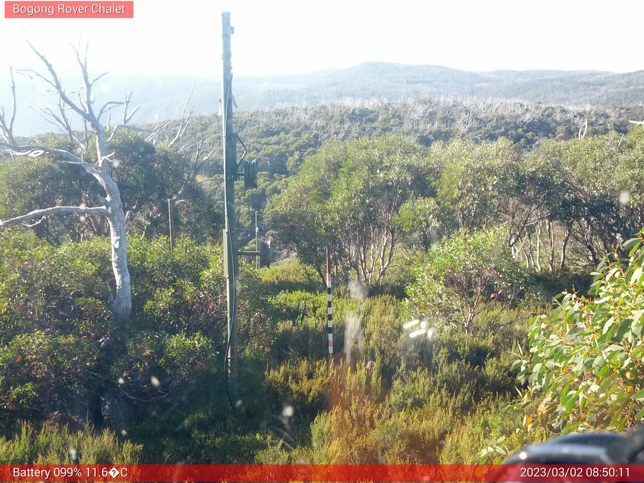 Bogong Web Cam 8:50am Thursday 2nd of March 2023