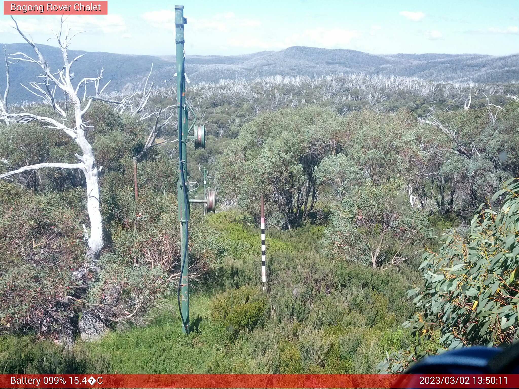 Bogong Web Cam 1:50pm Thursday 2nd of March 2023