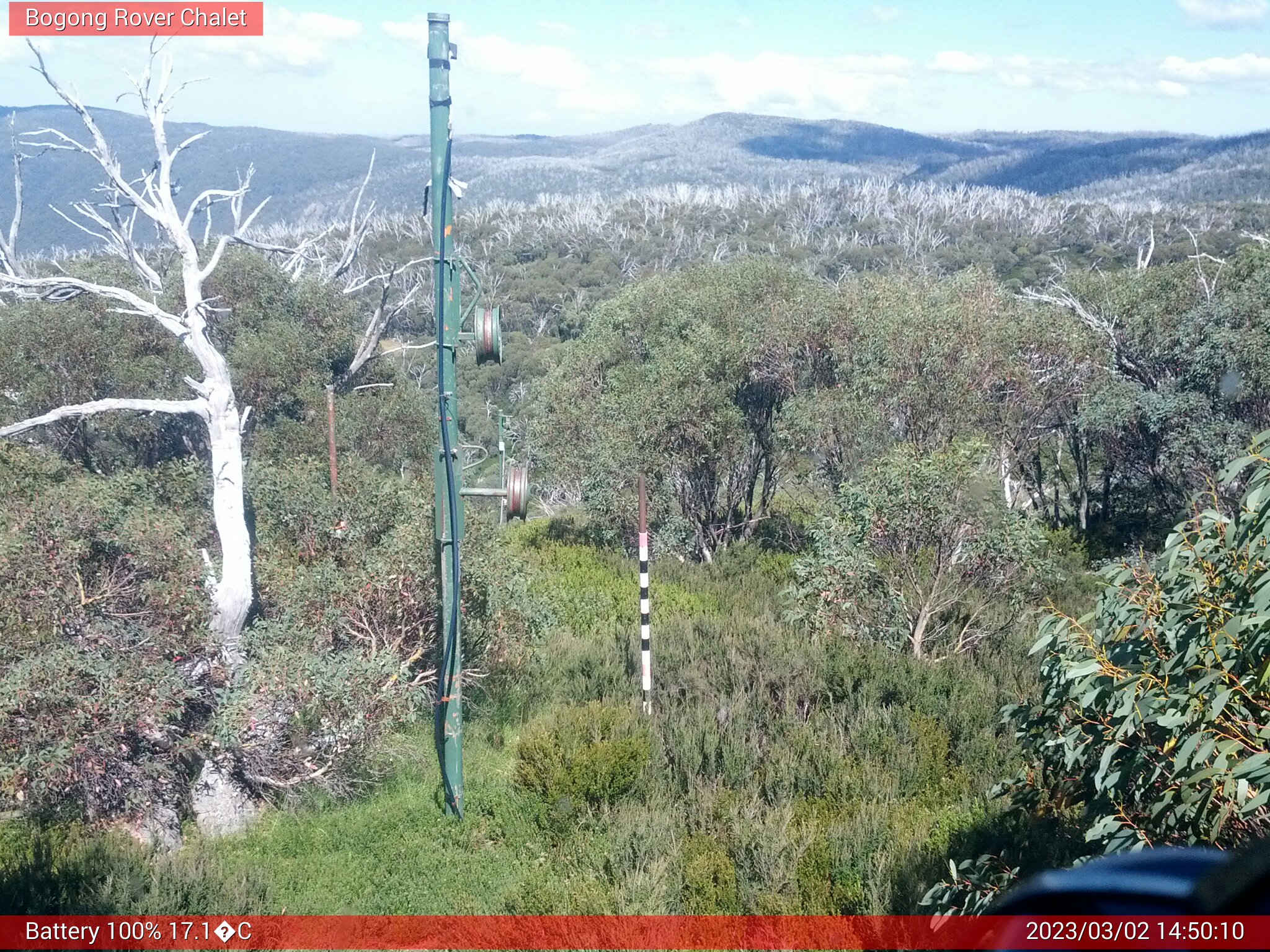 Bogong Web Cam 2:50pm Thursday 2nd of March 2023