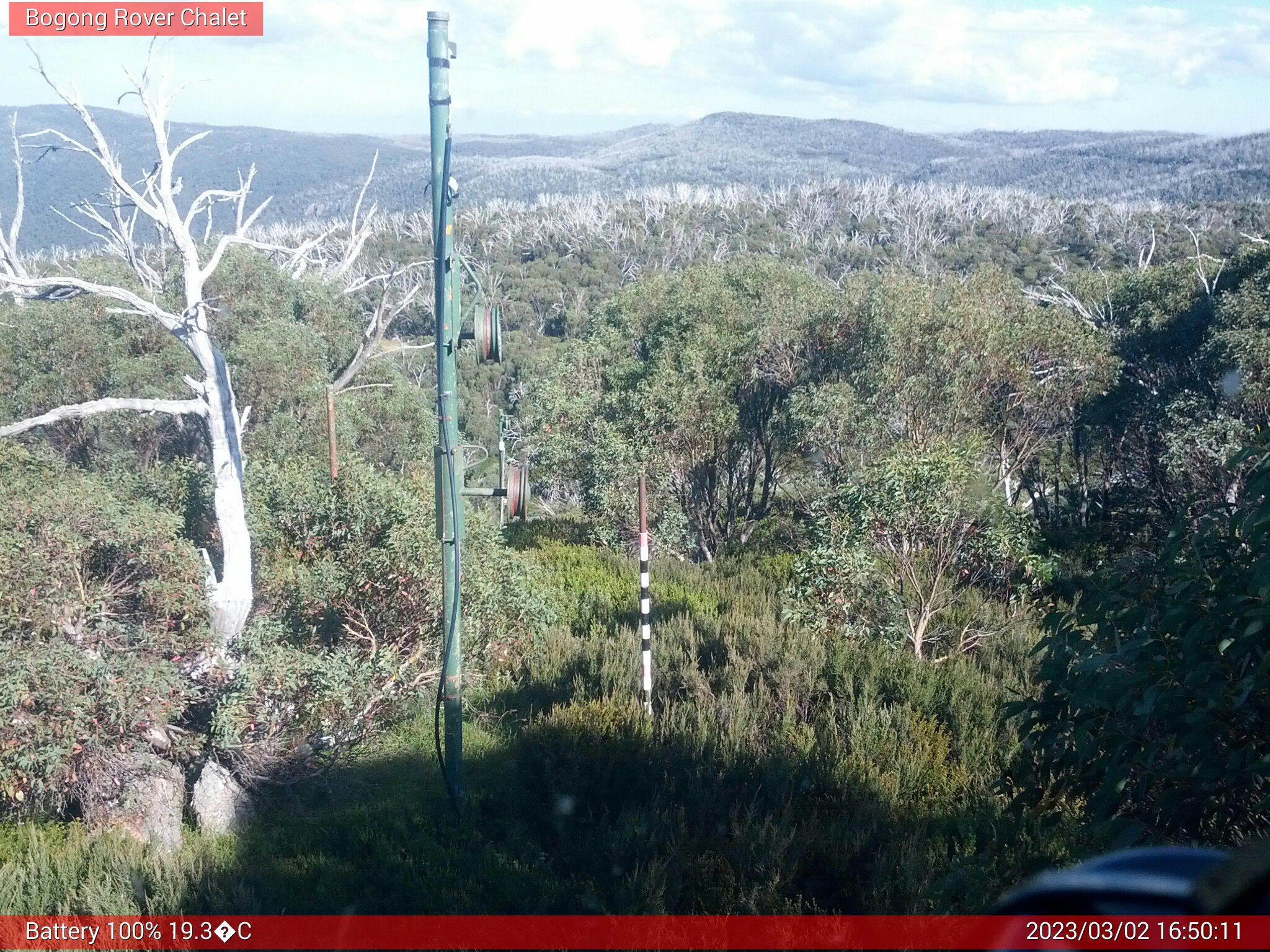 Bogong Web Cam 4:50pm Thursday 2nd of March 2023