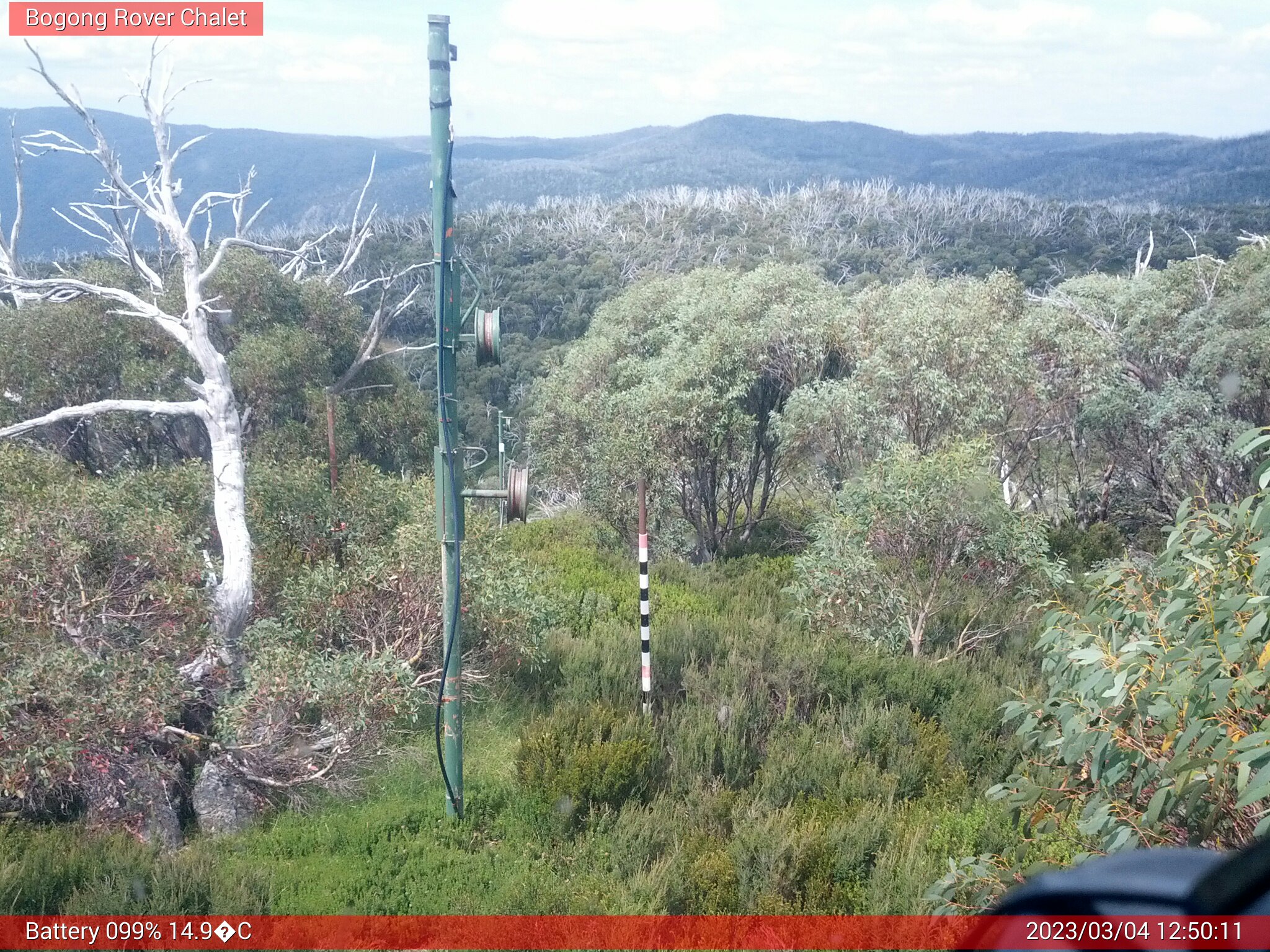 Bogong Web Cam 12:50pm Saturday 4th of March 2023