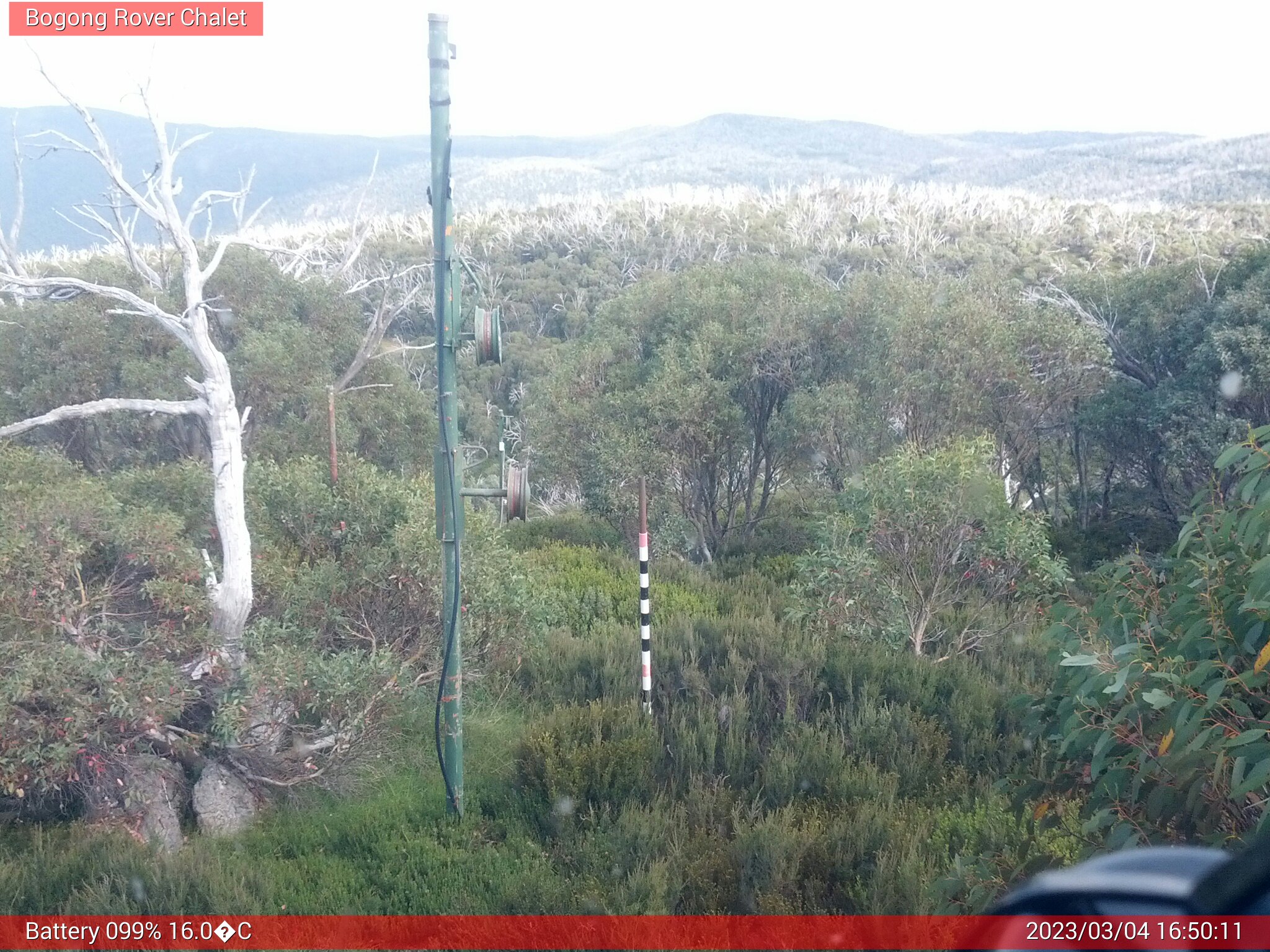 Bogong Web Cam 4:50pm Saturday 4th of March 2023