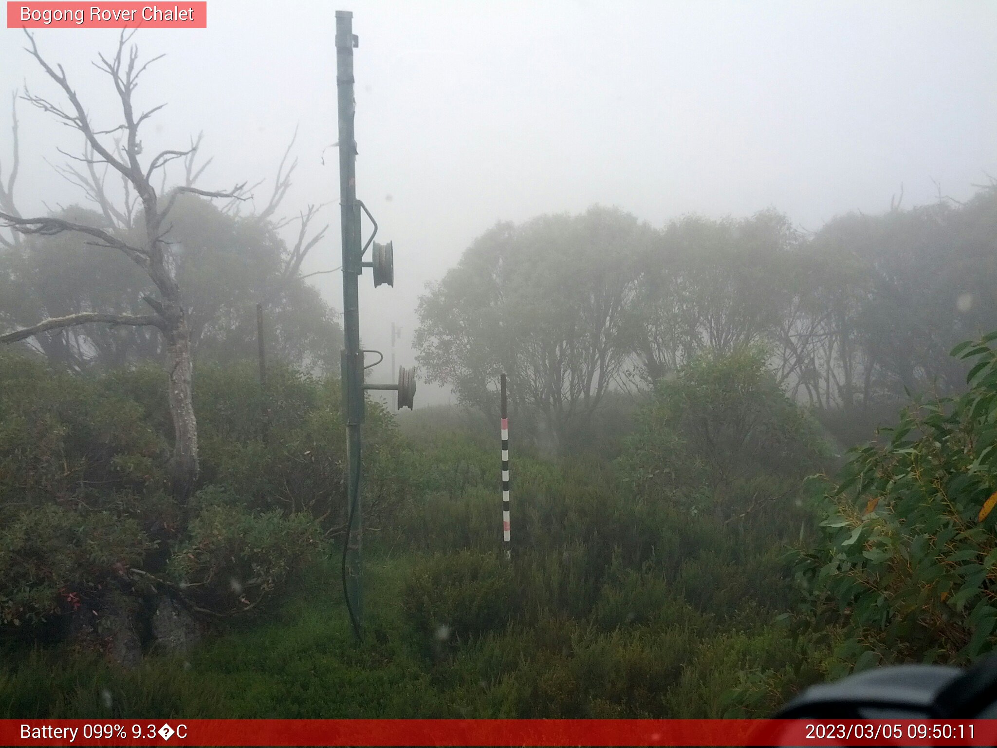 Bogong Web Cam 9:50am Sunday 5th of March 2023