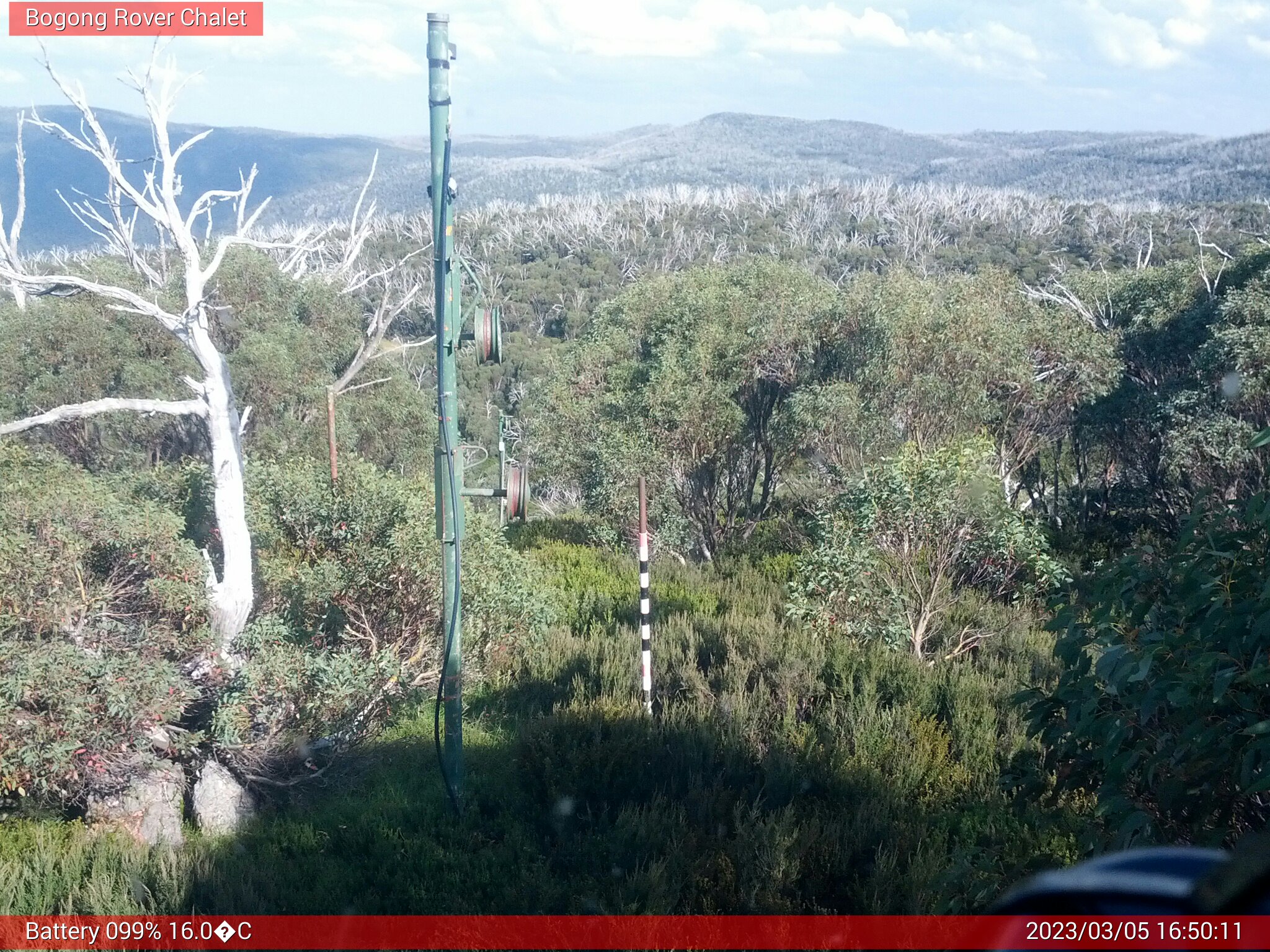 Bogong Web Cam 4:50pm Sunday 5th of March 2023