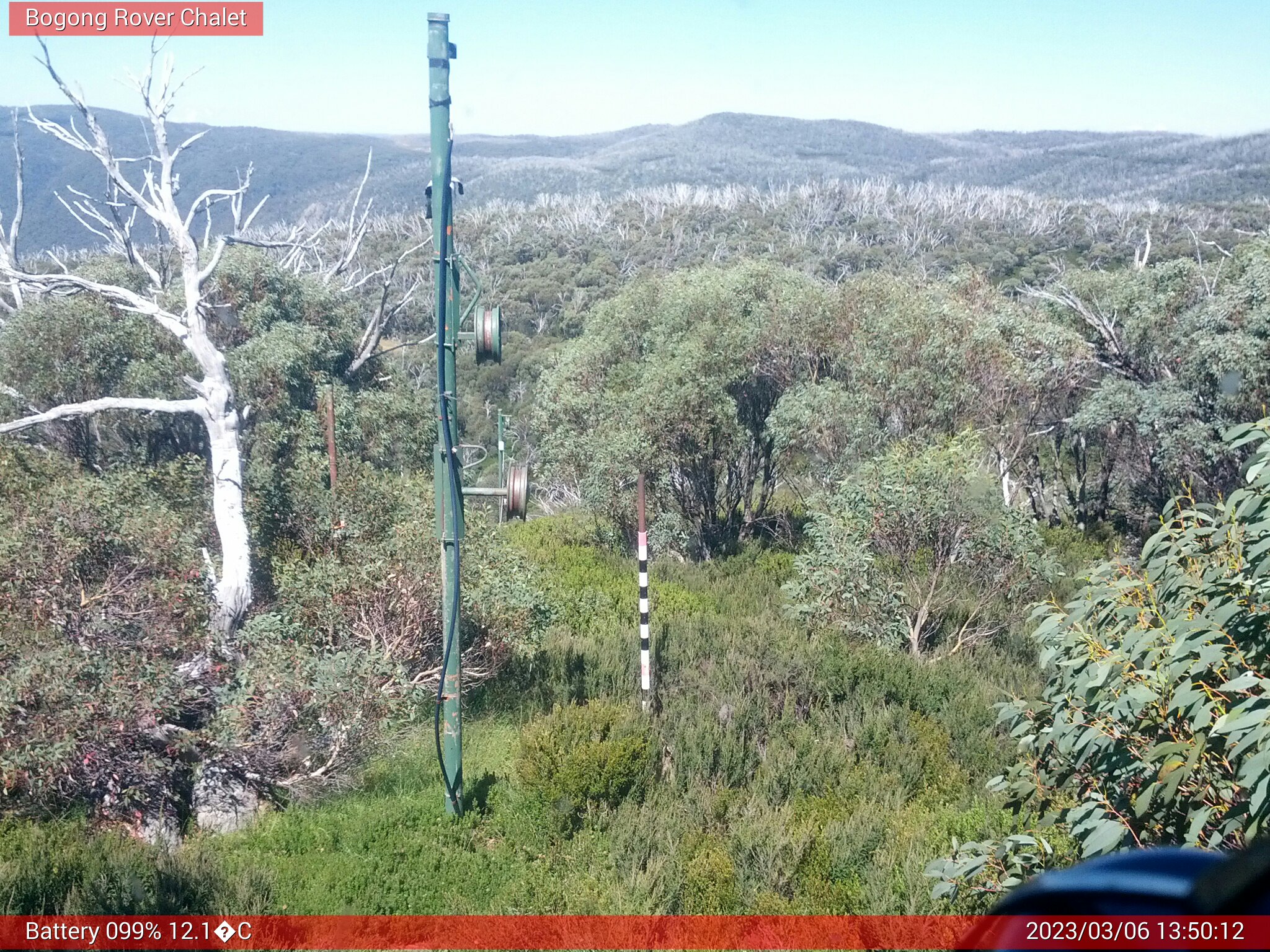 Bogong Web Cam 1:50pm Monday 6th of March 2023