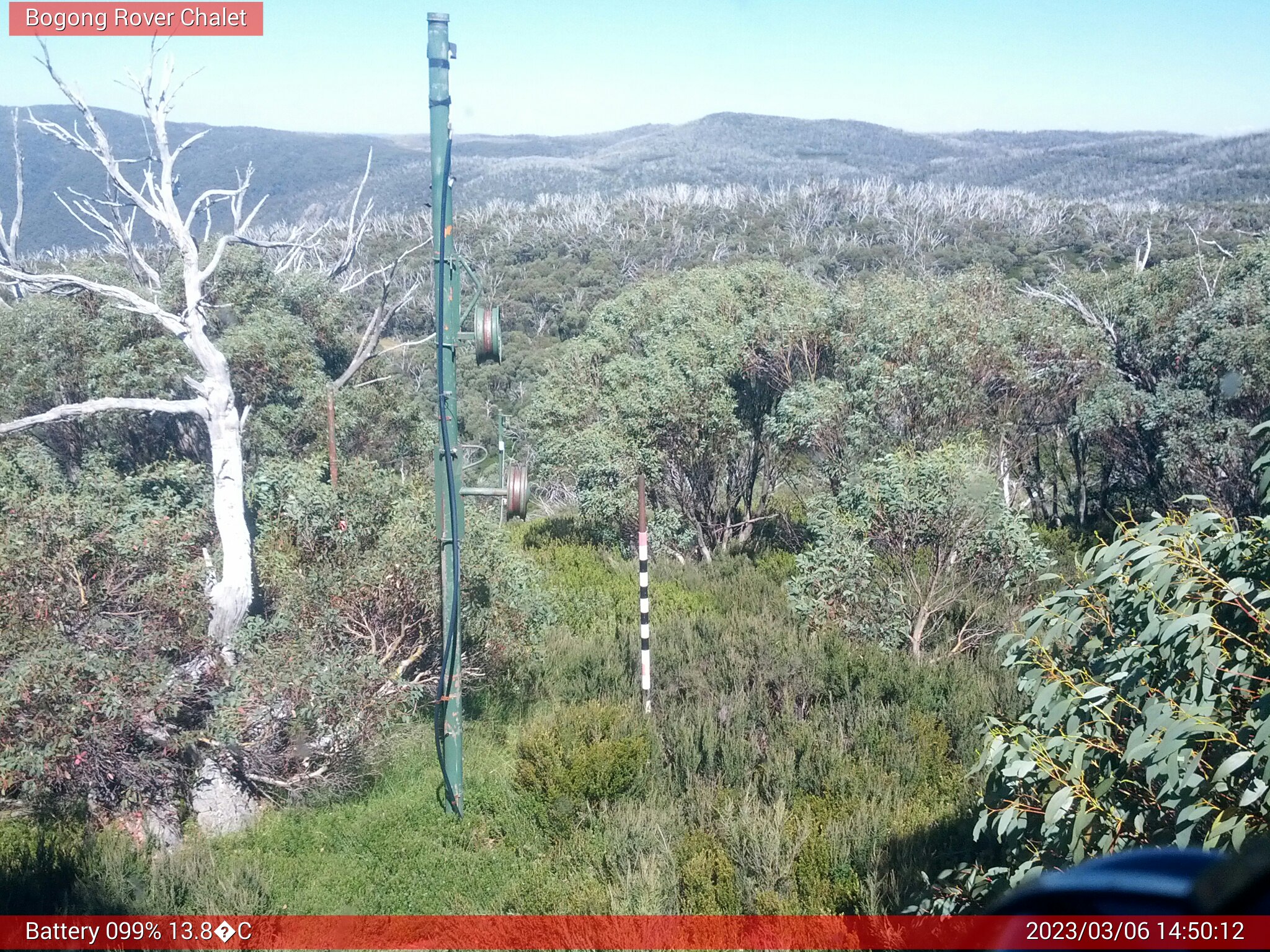 Bogong Web Cam 2:50pm Monday 6th of March 2023