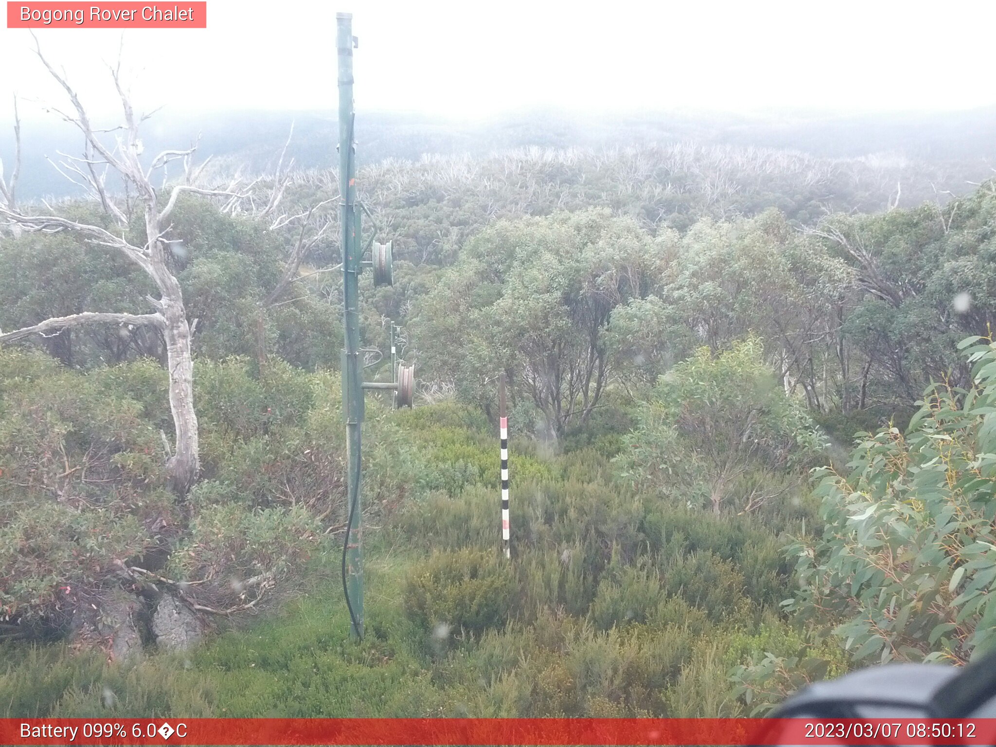 Bogong Web Cam 8:50am Tuesday 7th of March 2023