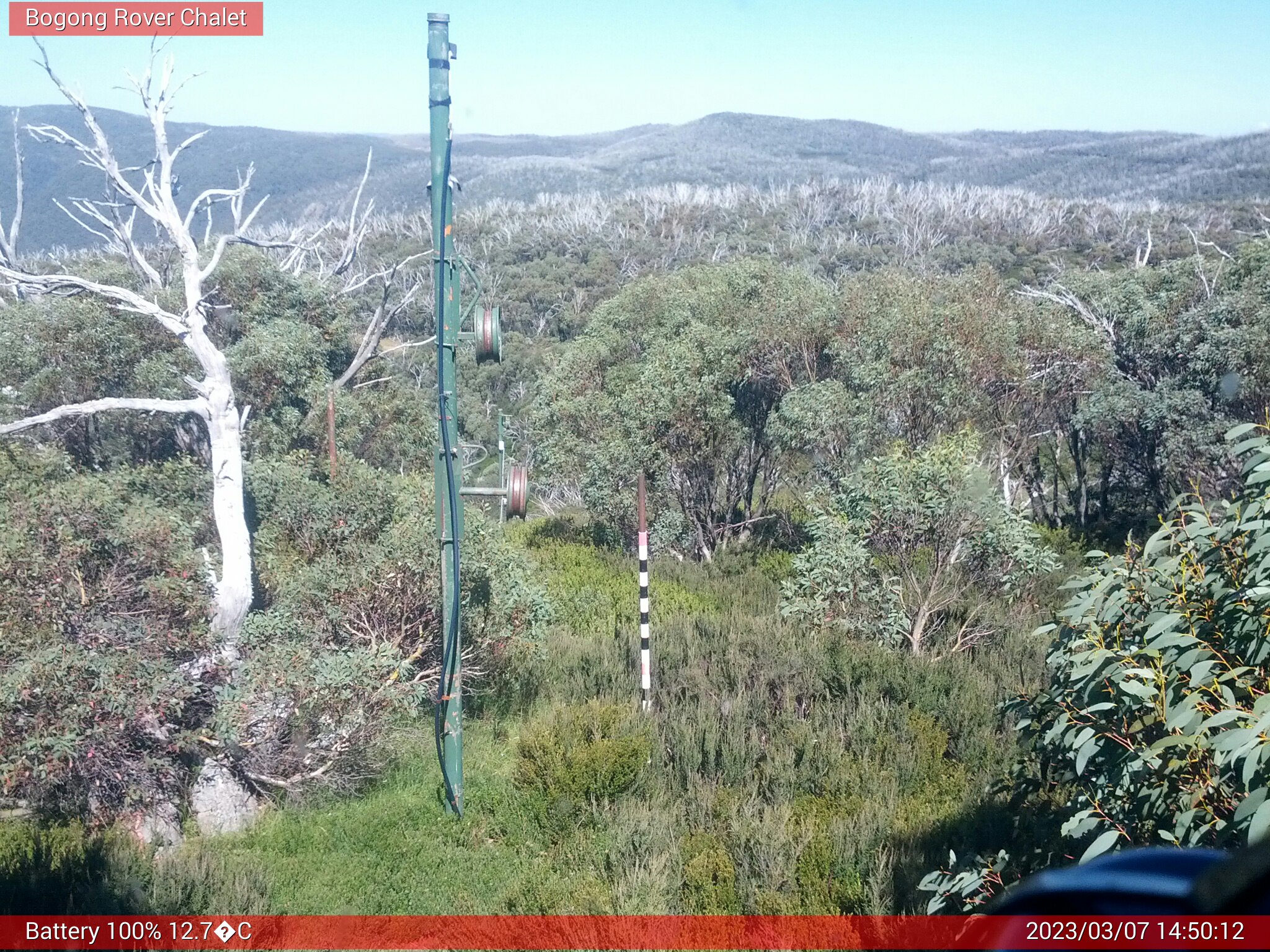 Bogong Web Cam 2:50pm Tuesday 7th of March 2023