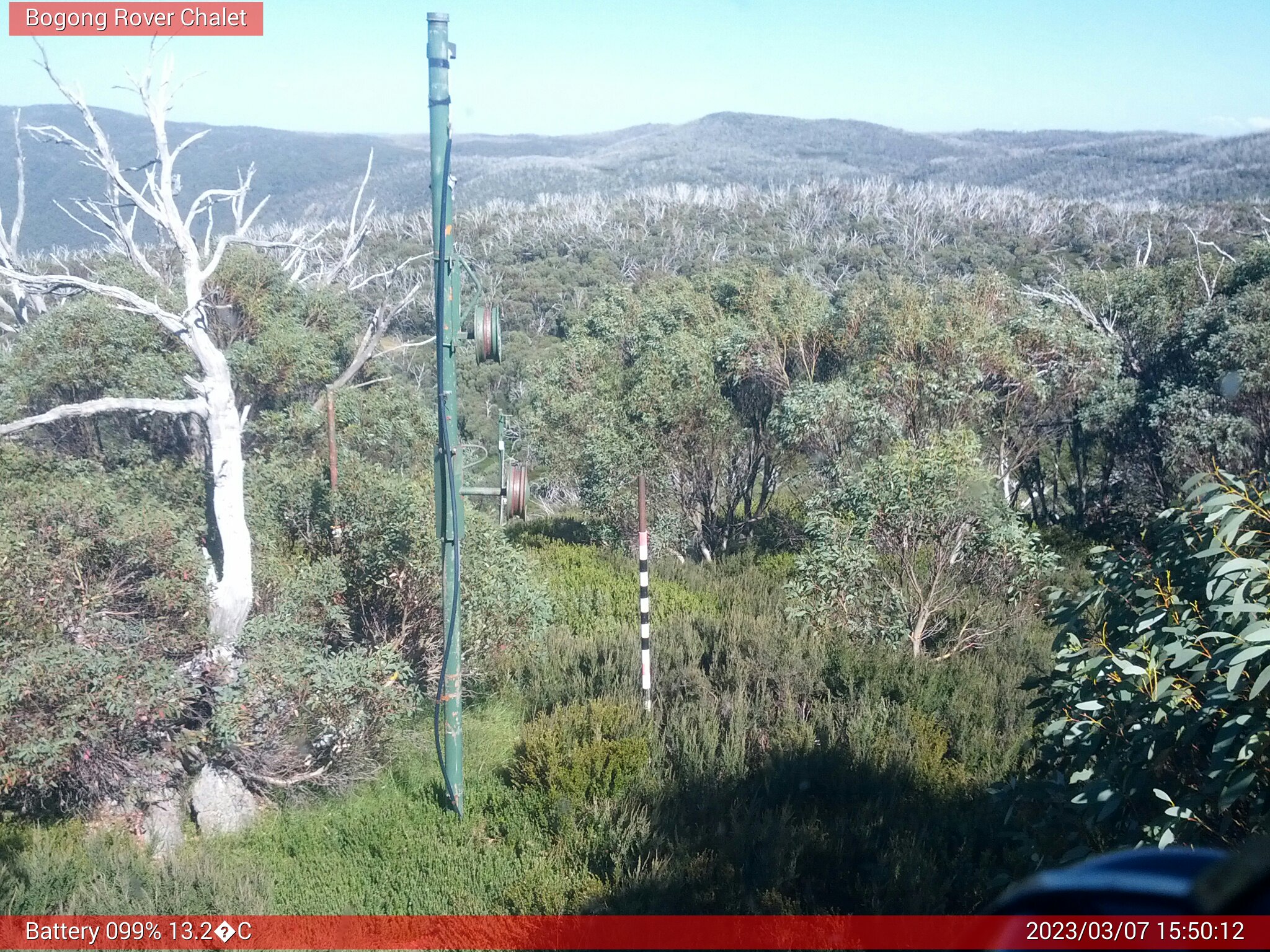 Bogong Web Cam 3:50pm Tuesday 7th of March 2023