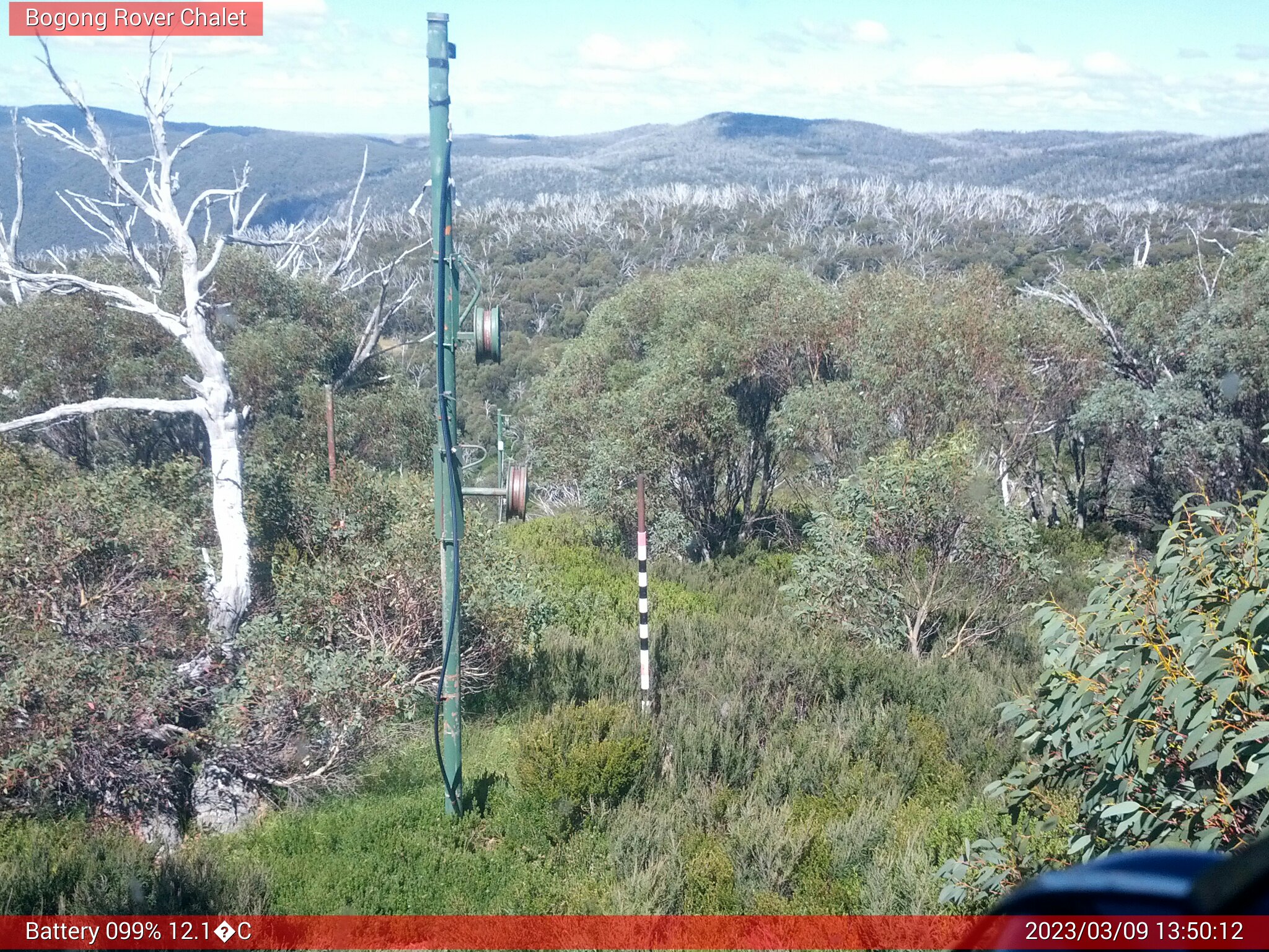 Bogong Web Cam 1:50pm Thursday 9th of March 2023