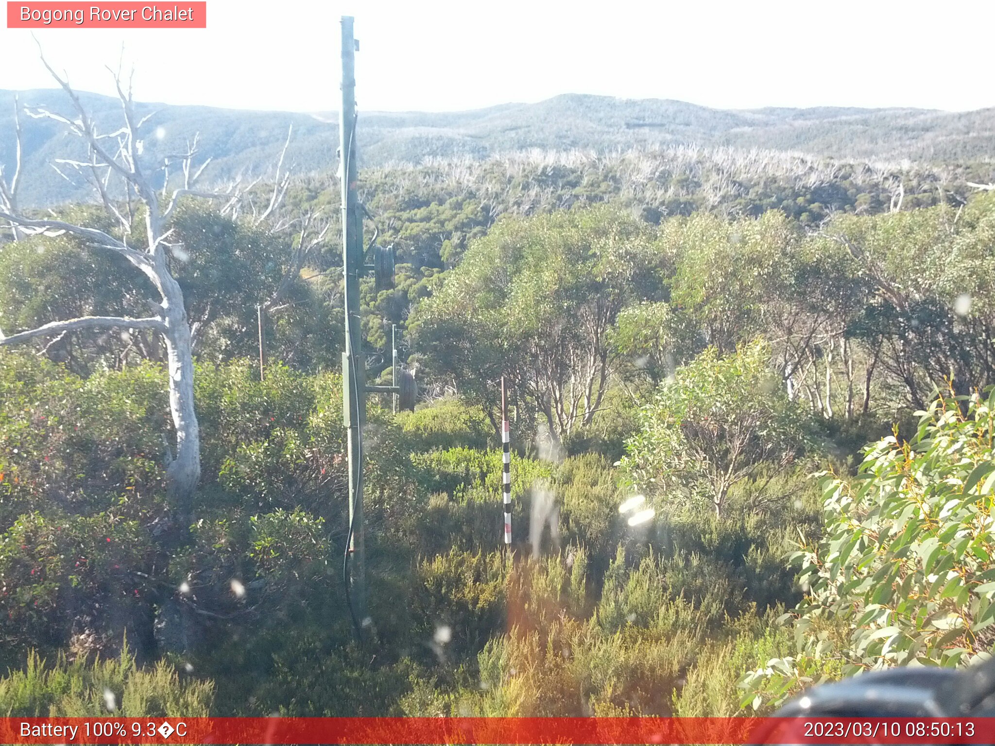 Bogong Web Cam 8:50am Friday 10th of March 2023