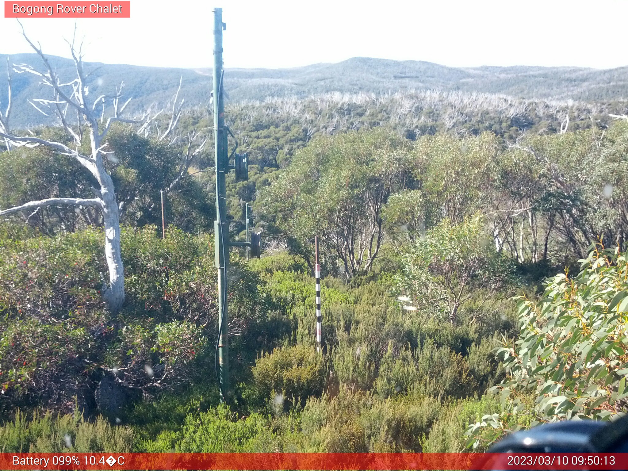 Bogong Web Cam 9:50am Friday 10th of March 2023