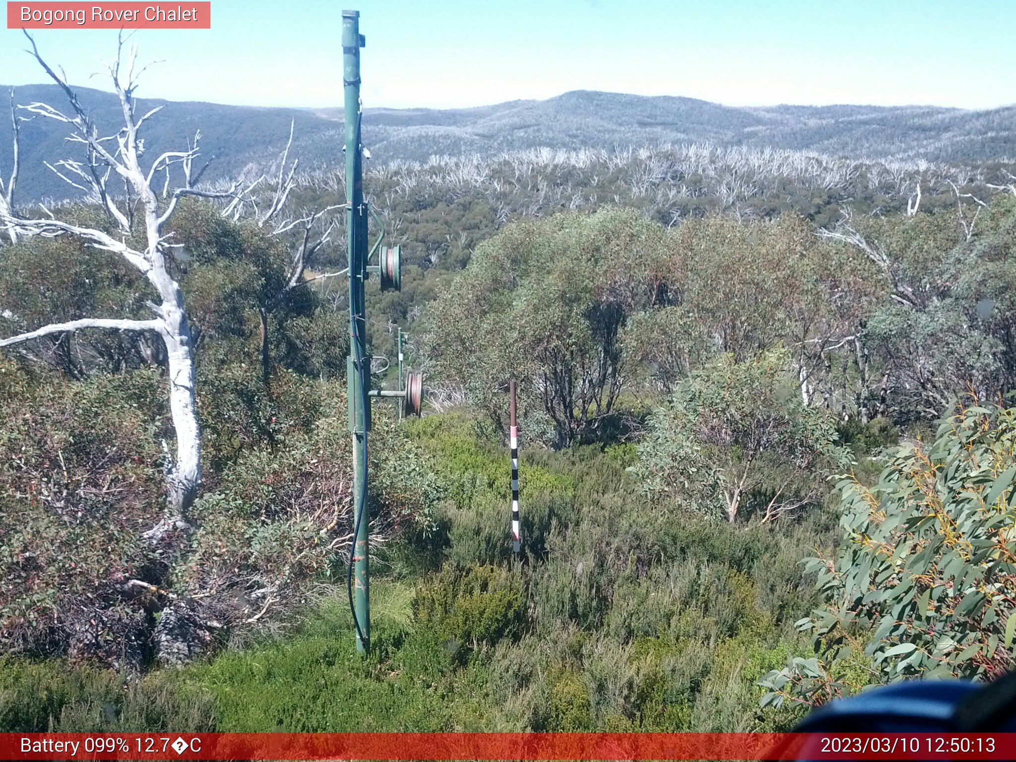 Bogong Web Cam 12:50pm Friday 10th of March 2023