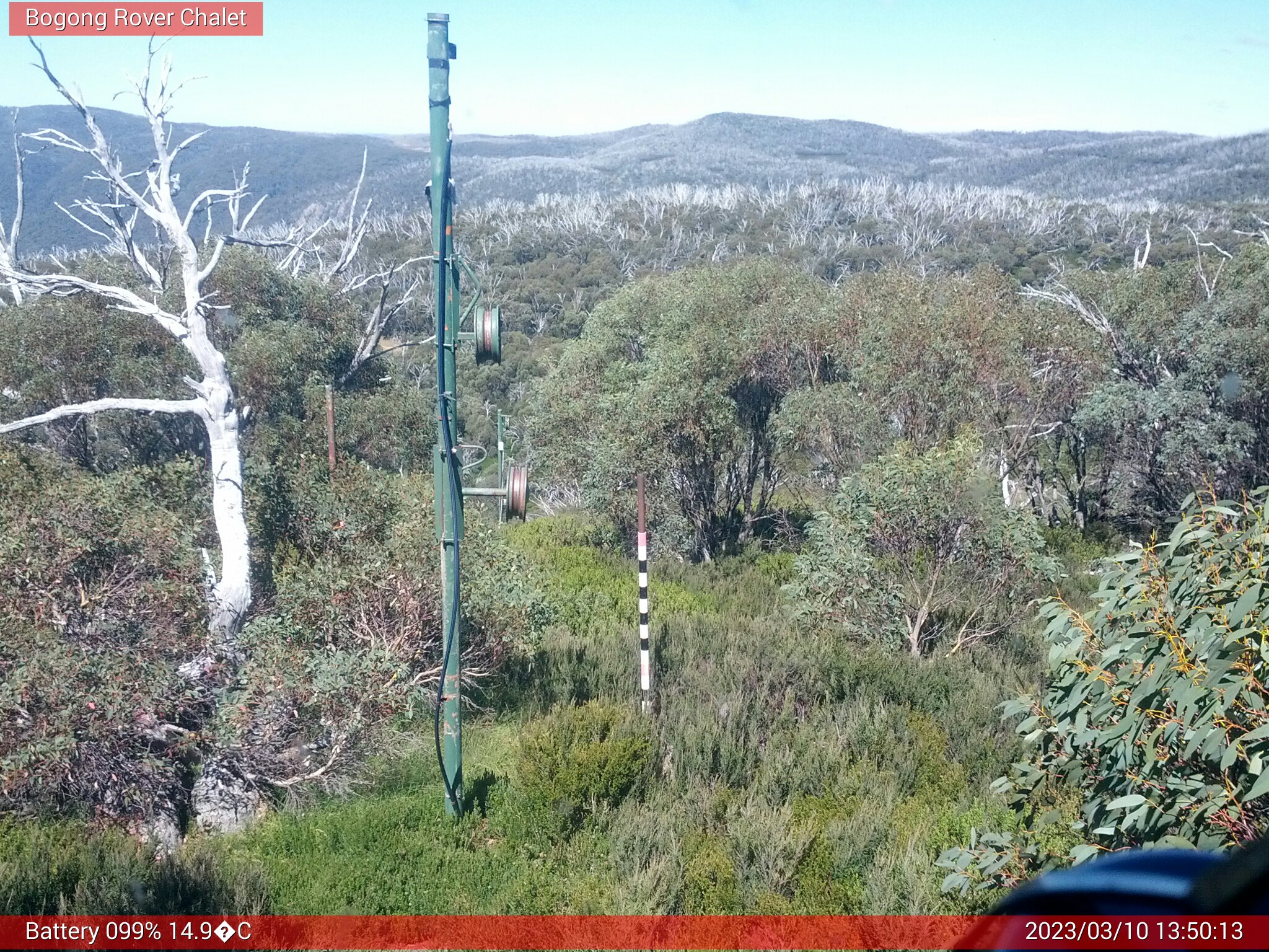 Bogong Web Cam 1:50pm Friday 10th of March 2023