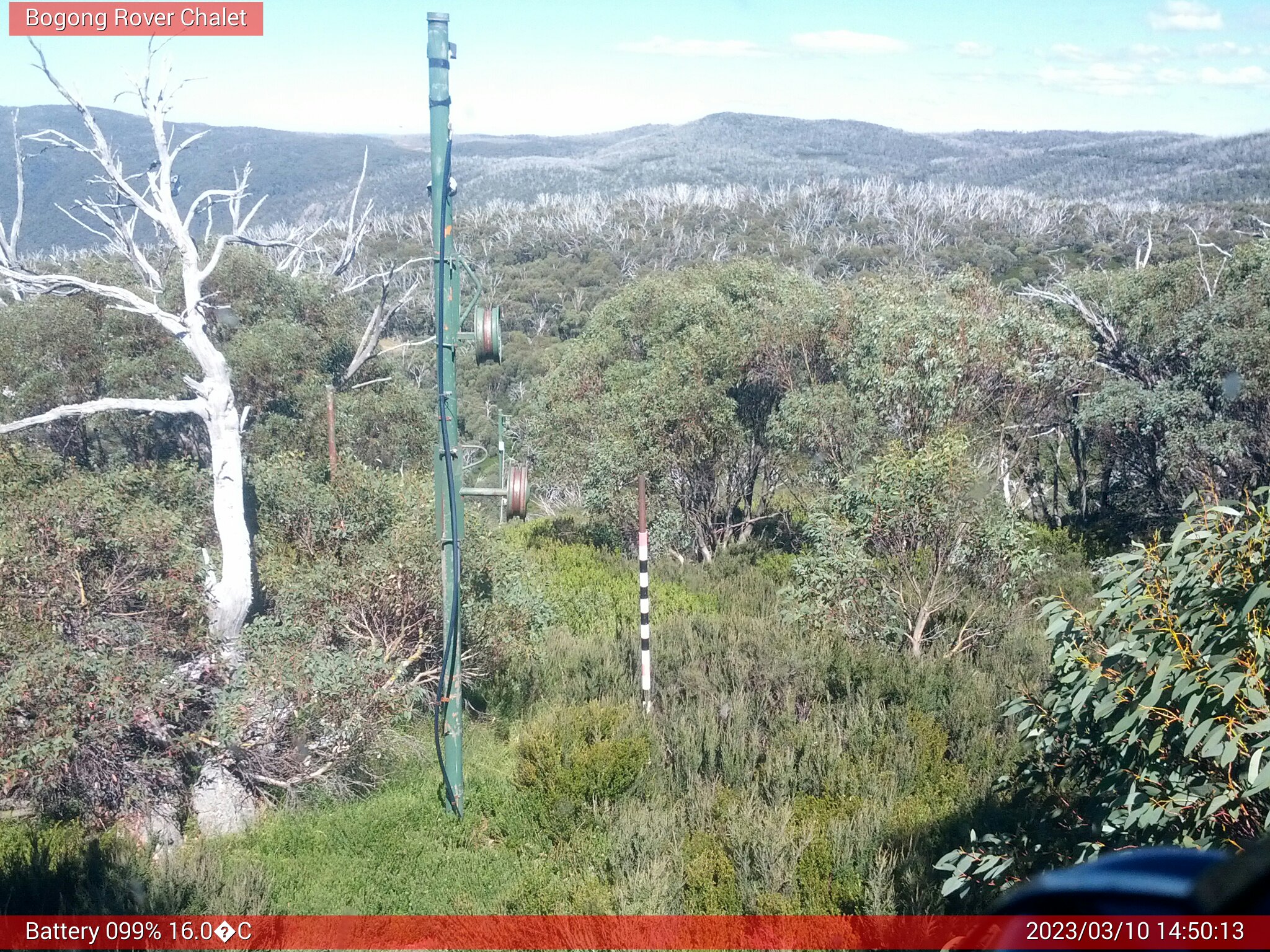 Bogong Web Cam 2:50pm Friday 10th of March 2023