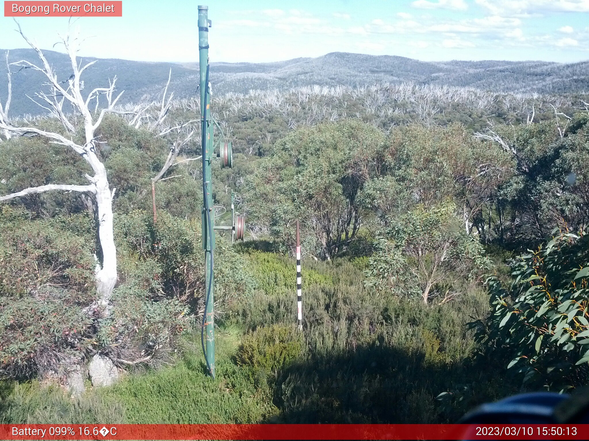 Bogong Web Cam 3:50pm Friday 10th of March 2023