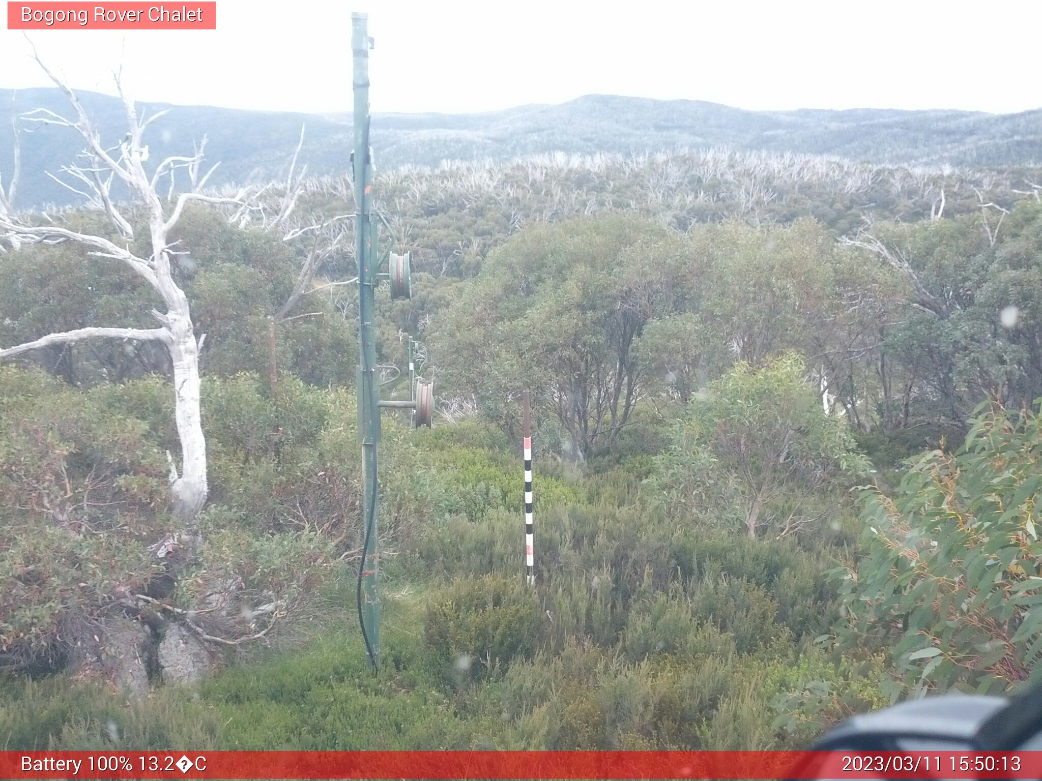 Bogong Web Cam 3:50pm Saturday 11th of March 2023