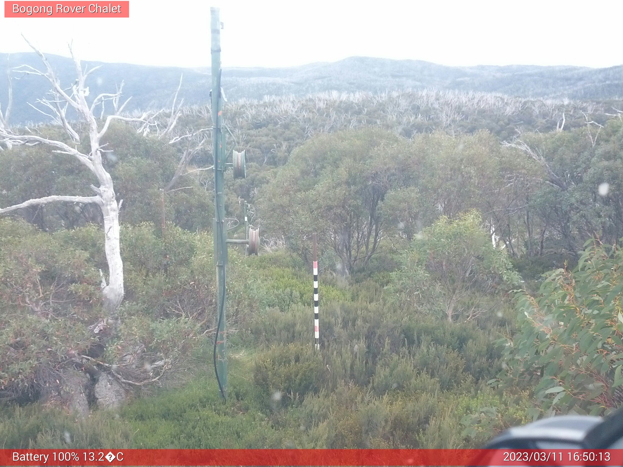 Bogong Web Cam 4:50pm Saturday 11th of March 2023