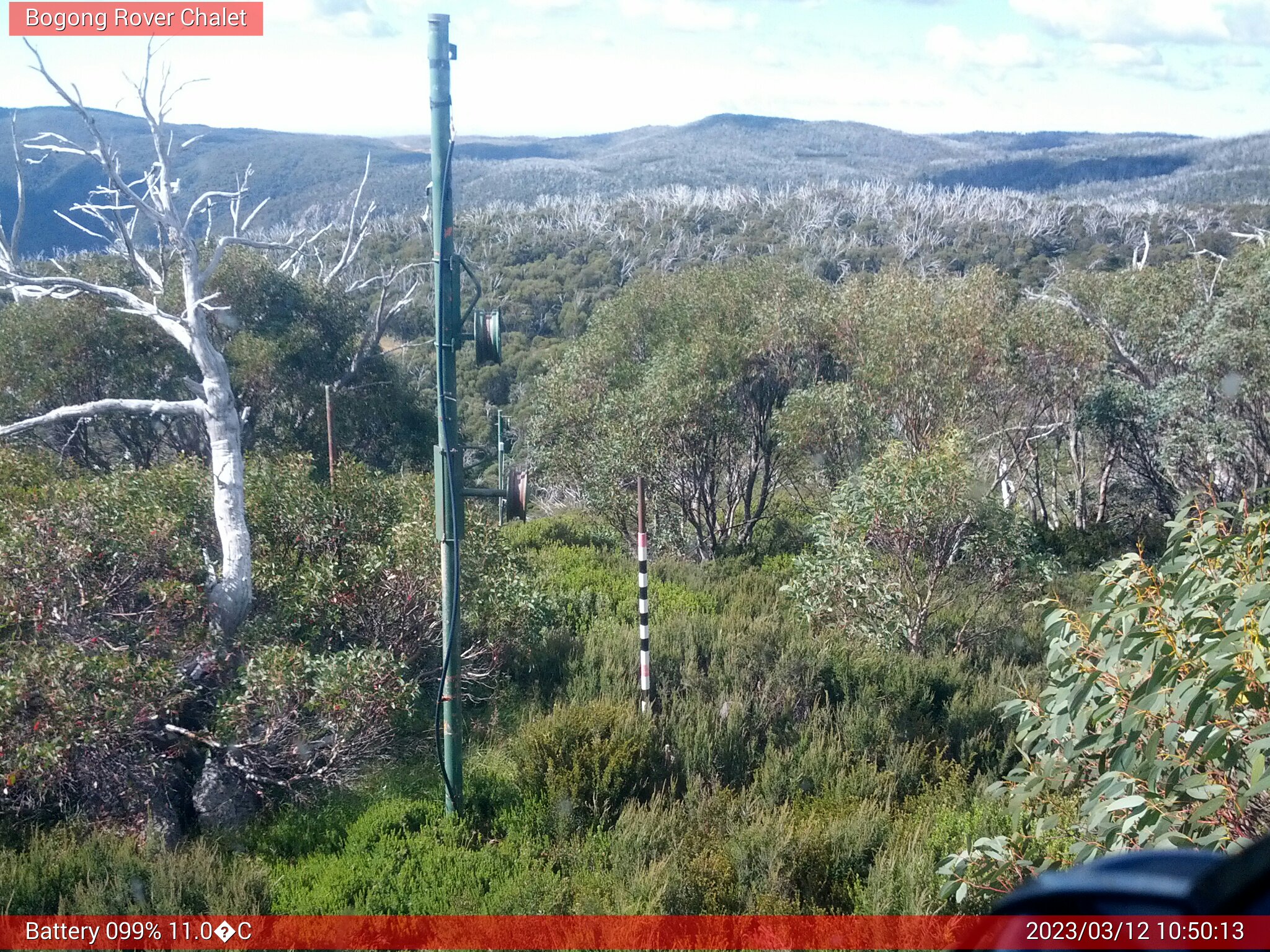 Bogong Web Cam 10:50am Sunday 12th of March 2023