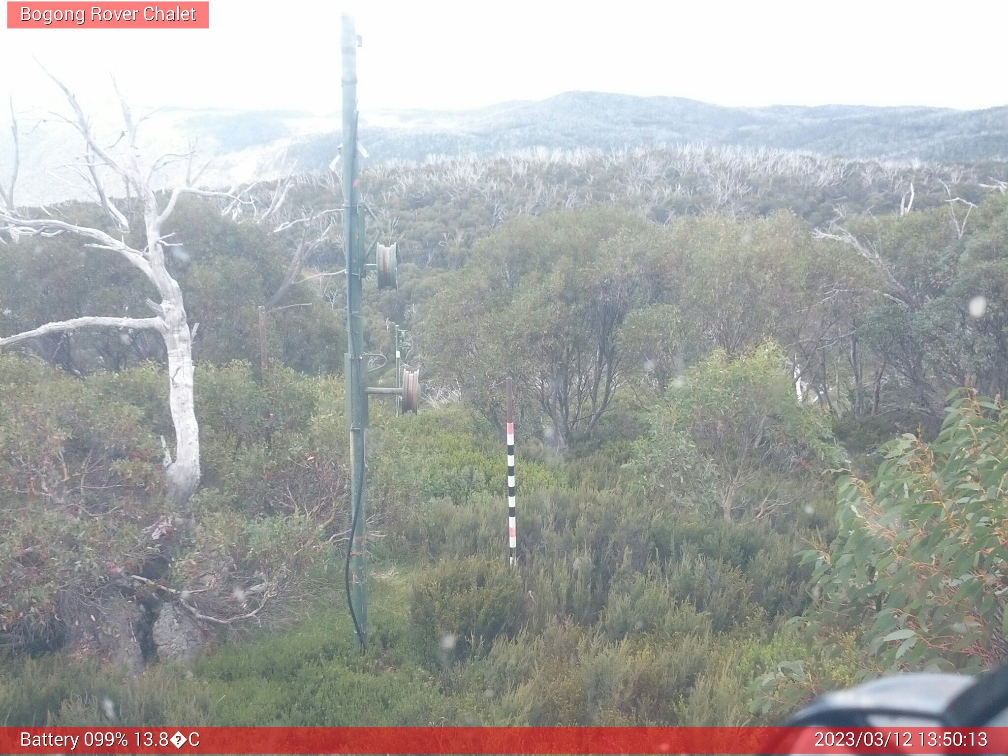 Bogong Web Cam 1:50pm Sunday 12th of March 2023