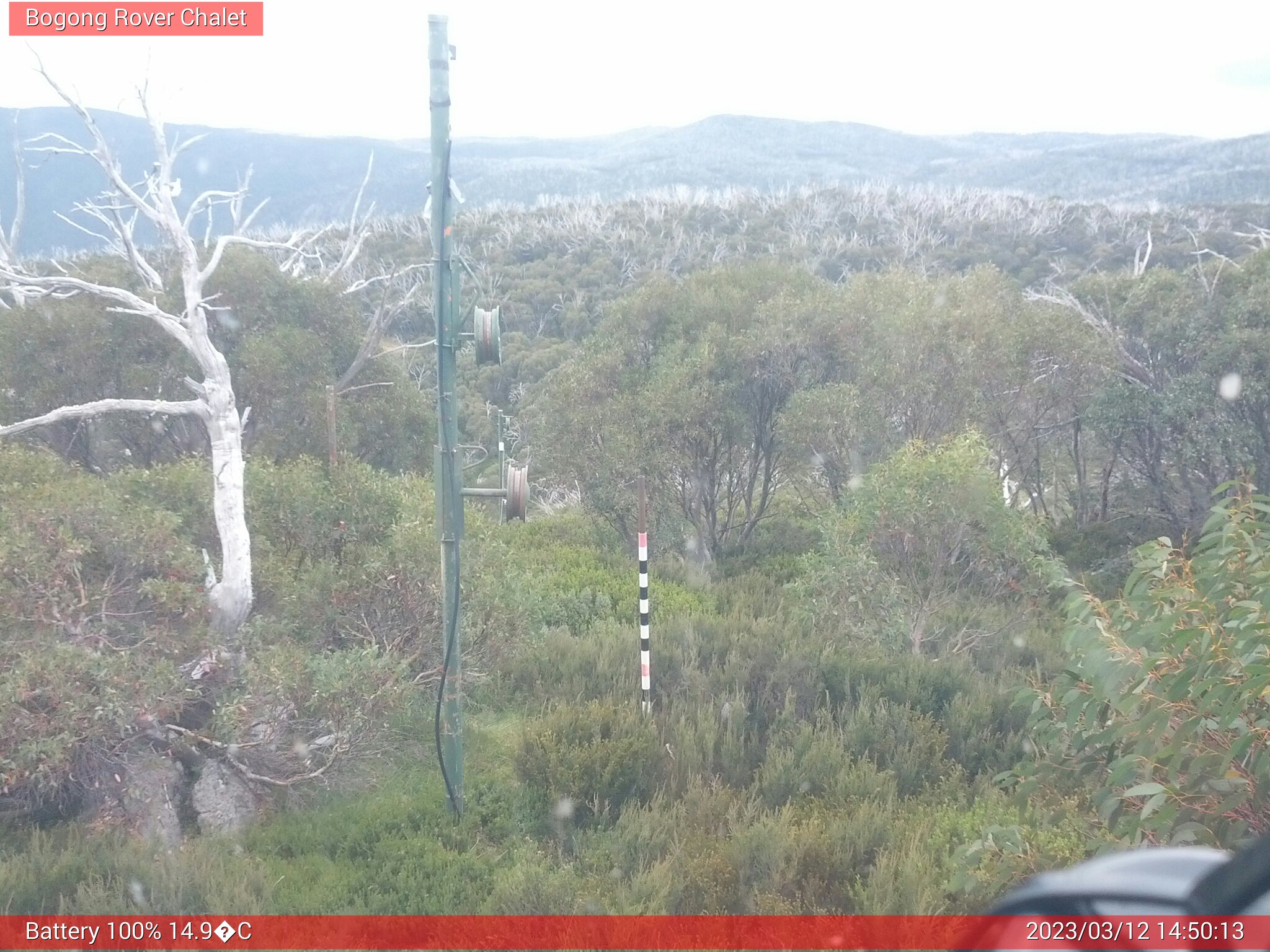 Bogong Web Cam 2:50pm Sunday 12th of March 2023