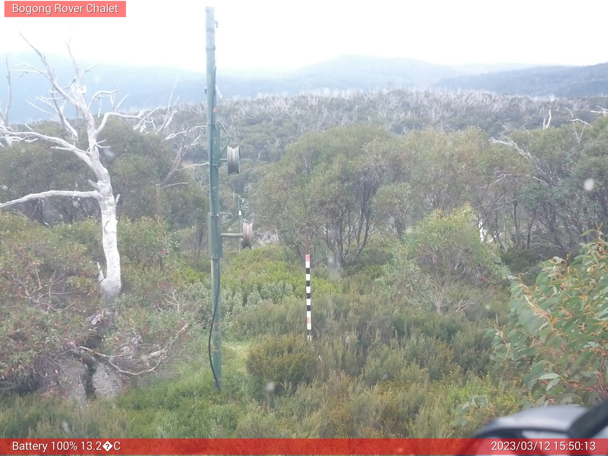 Bogong Web Cam 3:50pm Sunday 12th of March 2023