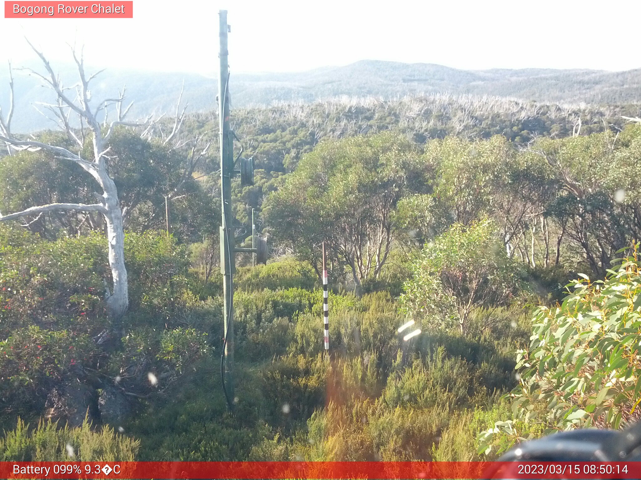 Bogong Web Cam 8:50am Wednesday 15th of March 2023