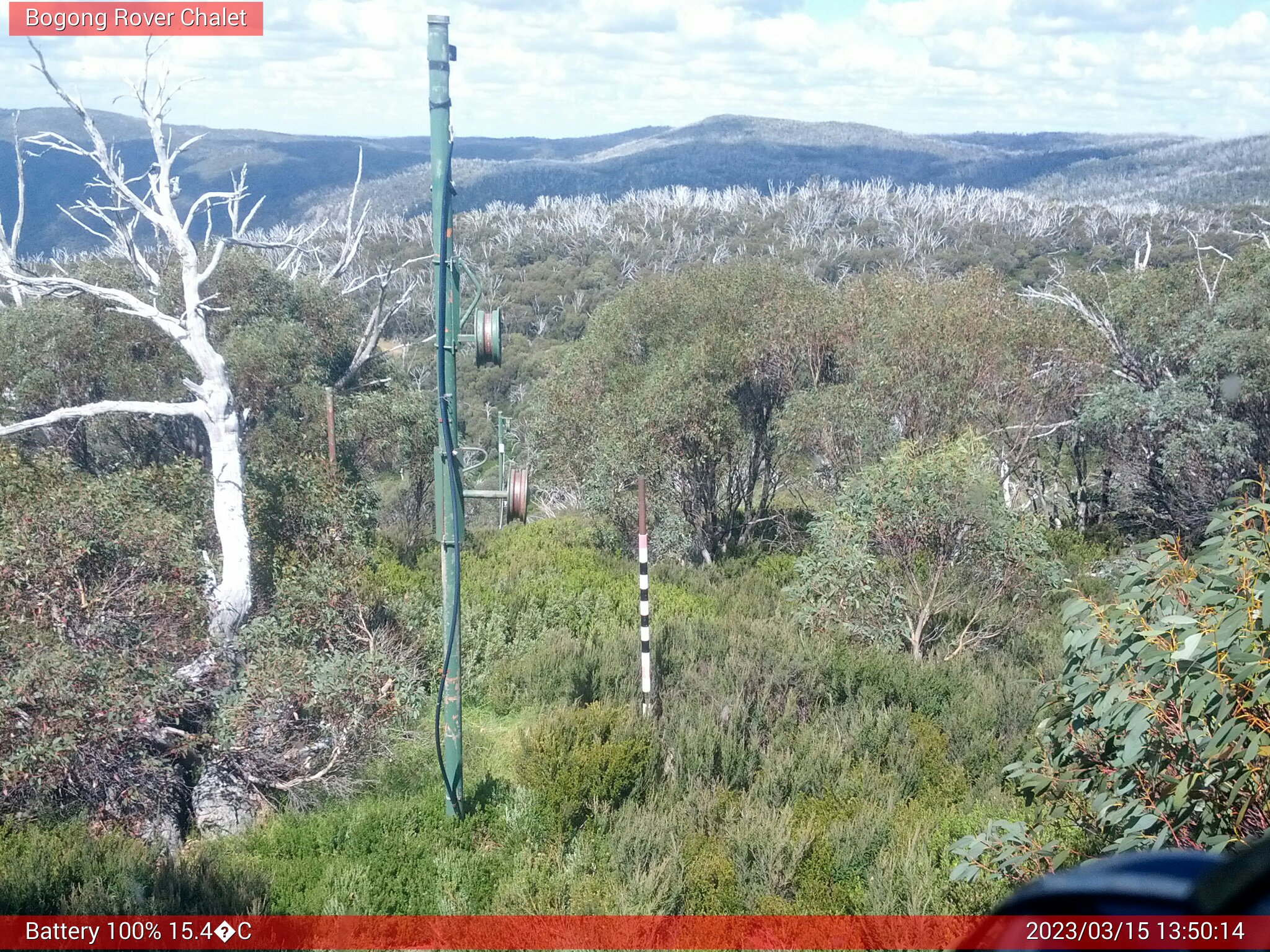 Bogong Web Cam 1:50pm Wednesday 15th of March 2023