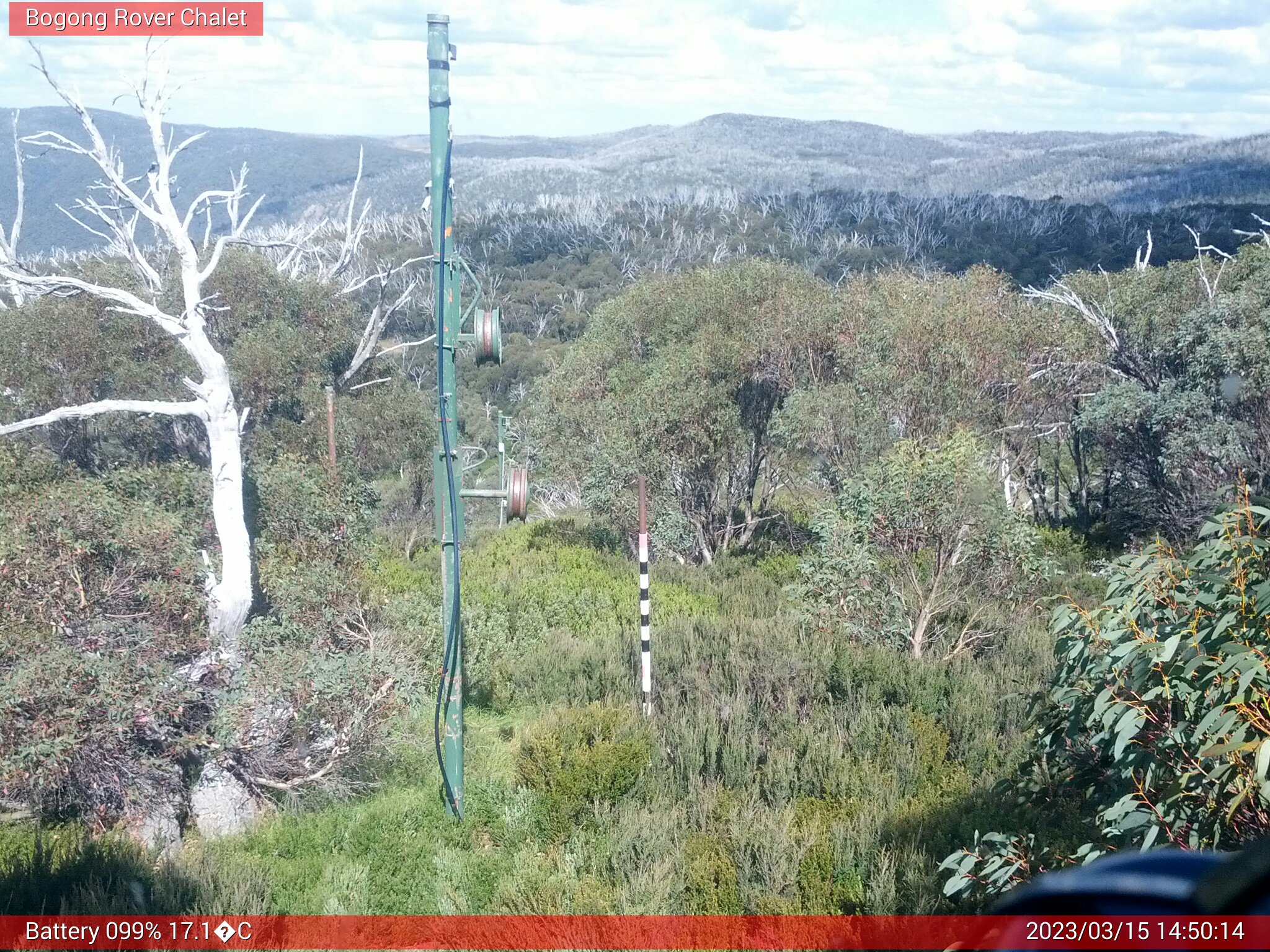 Bogong Web Cam 2:50pm Wednesday 15th of March 2023