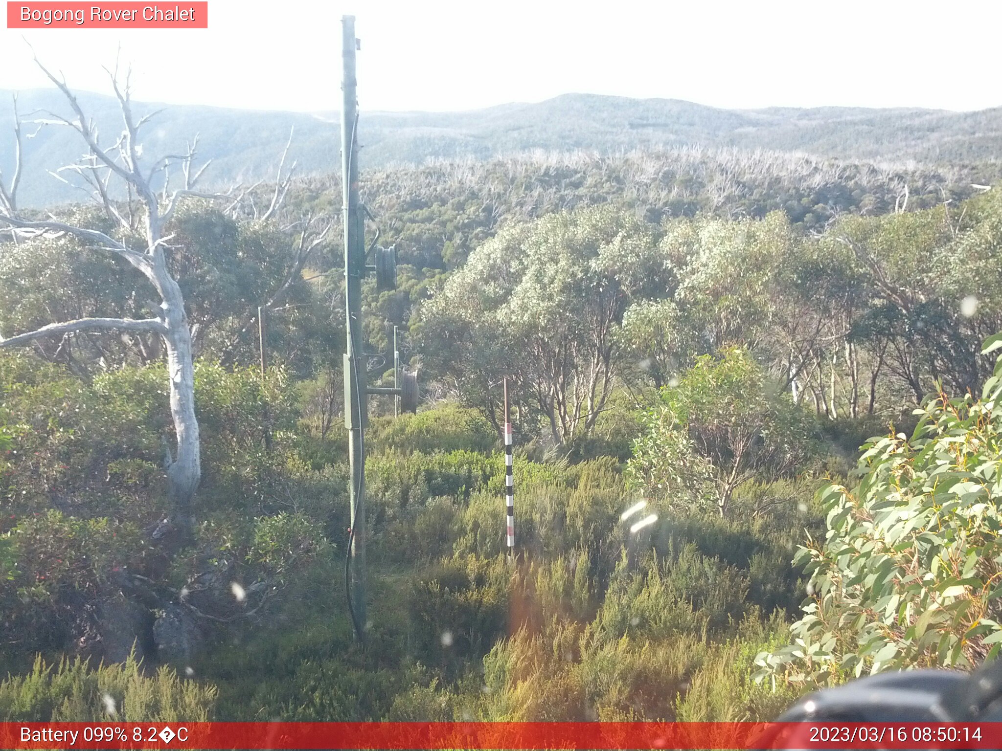 Bogong Web Cam 8:50am Thursday 16th of March 2023