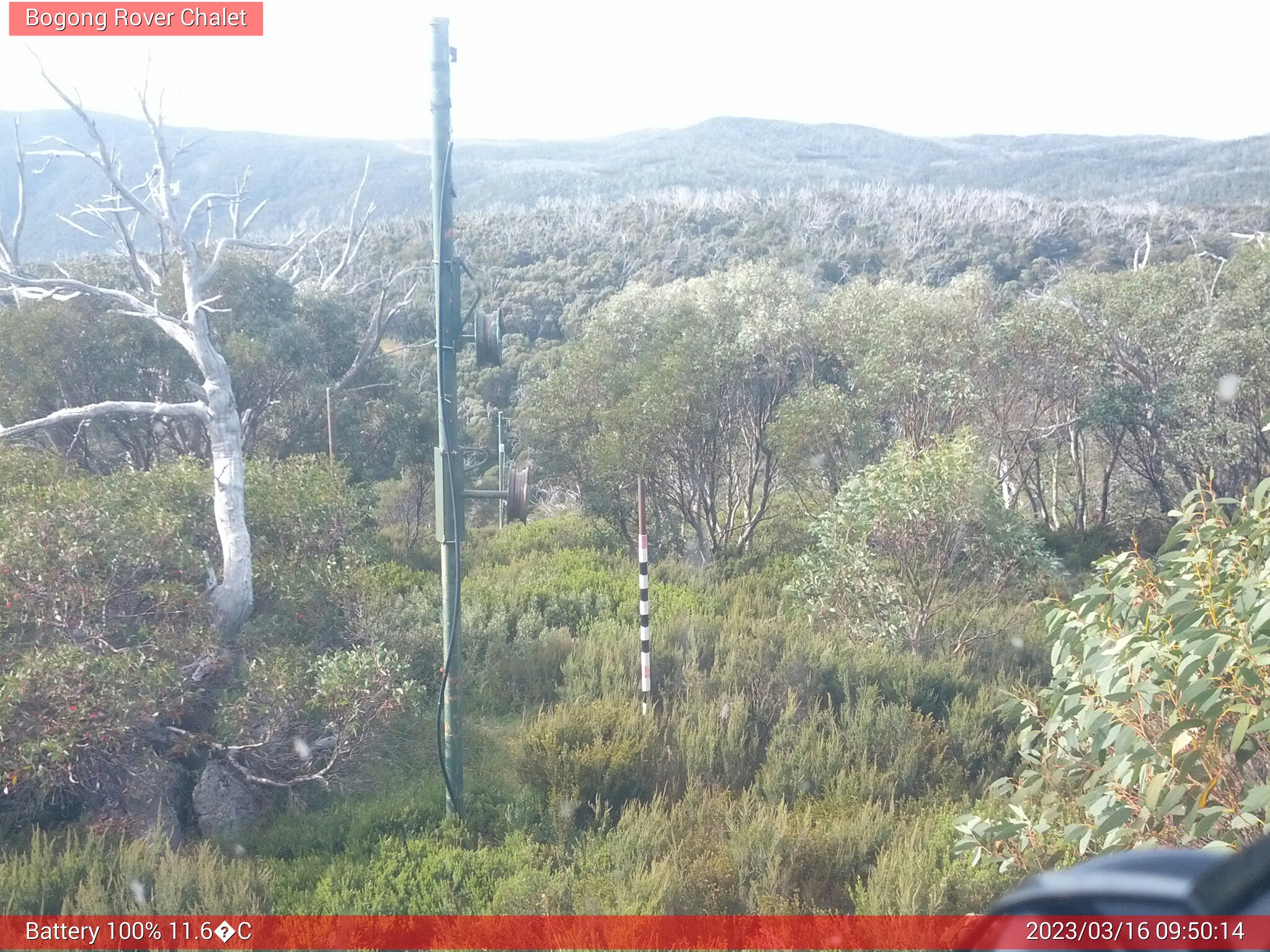 Bogong Web Cam 9:50am Thursday 16th of March 2023