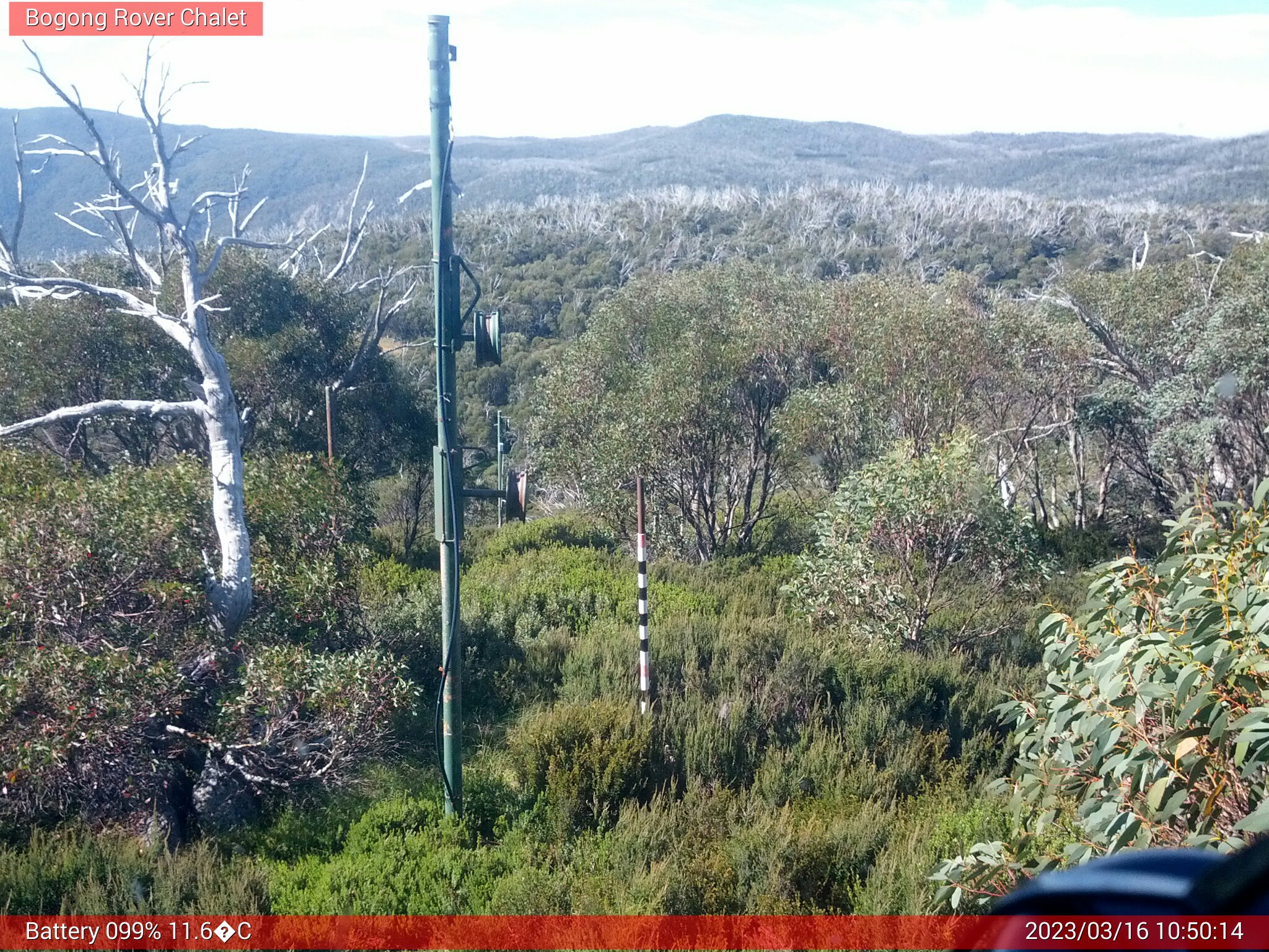 Bogong Web Cam 10:50am Thursday 16th of March 2023