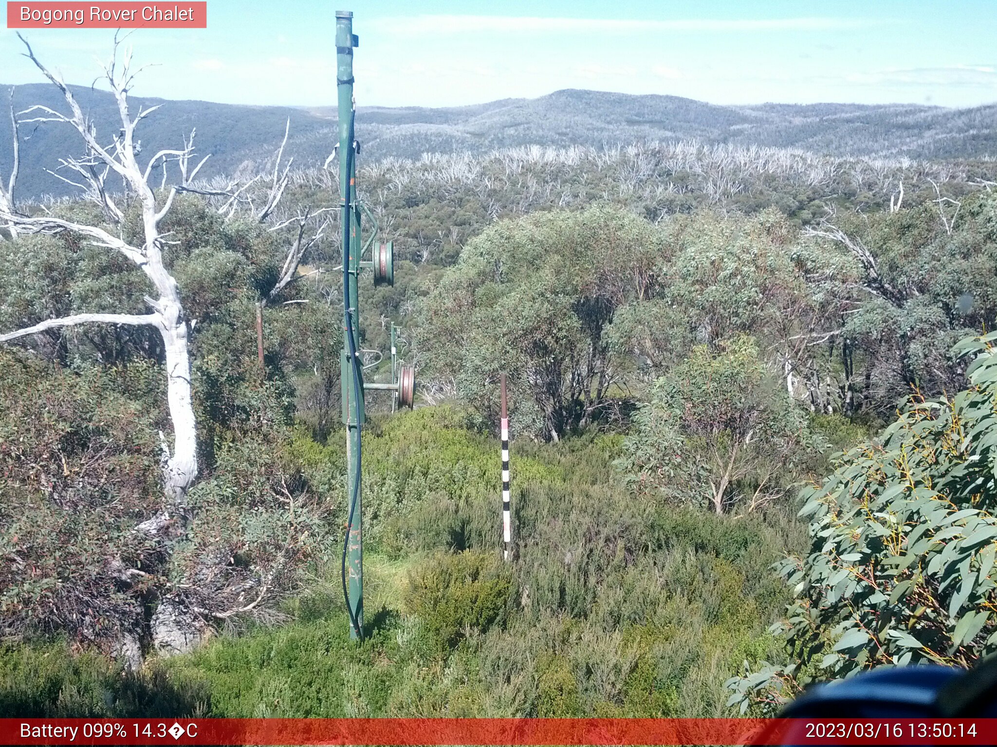 Bogong Web Cam 1:50pm Thursday 16th of March 2023