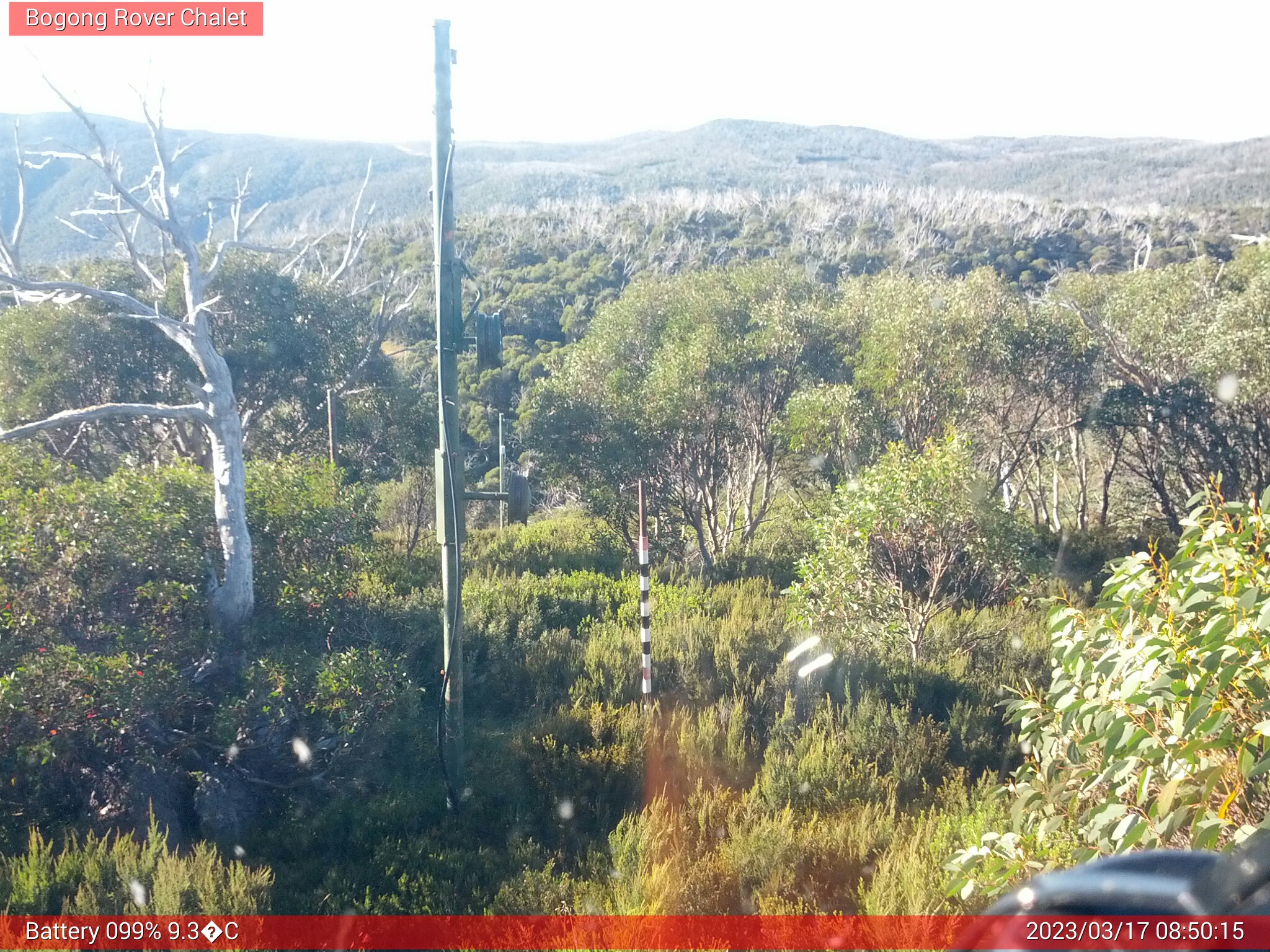 Bogong Web Cam 8:50am Friday 17th of March 2023