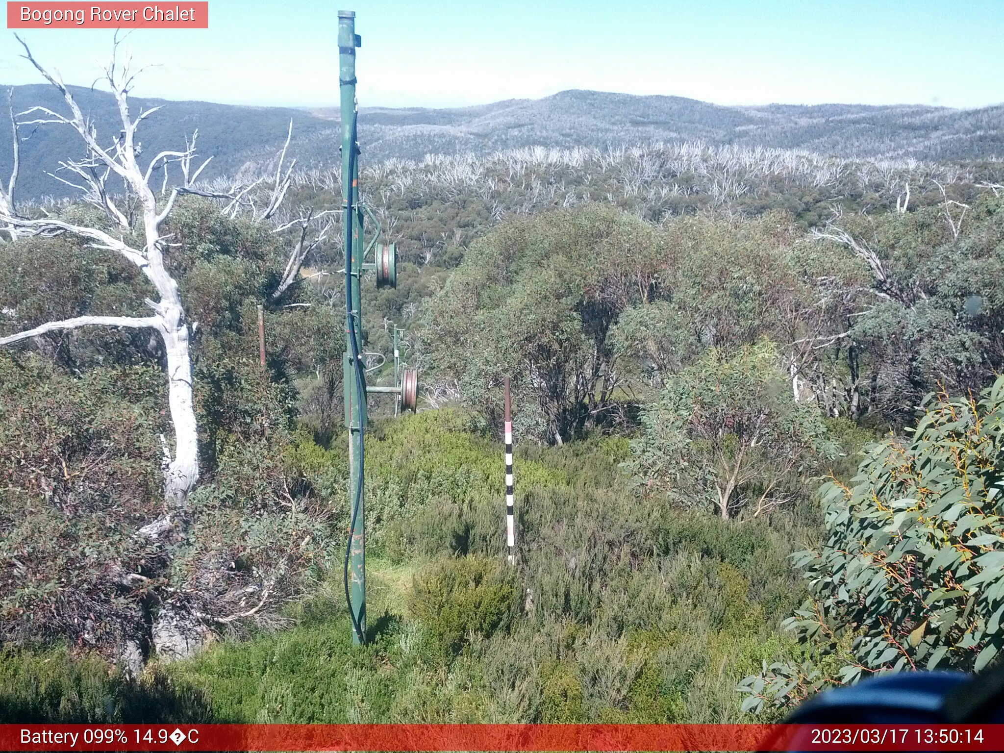 Bogong Web Cam 1:50pm Friday 17th of March 2023