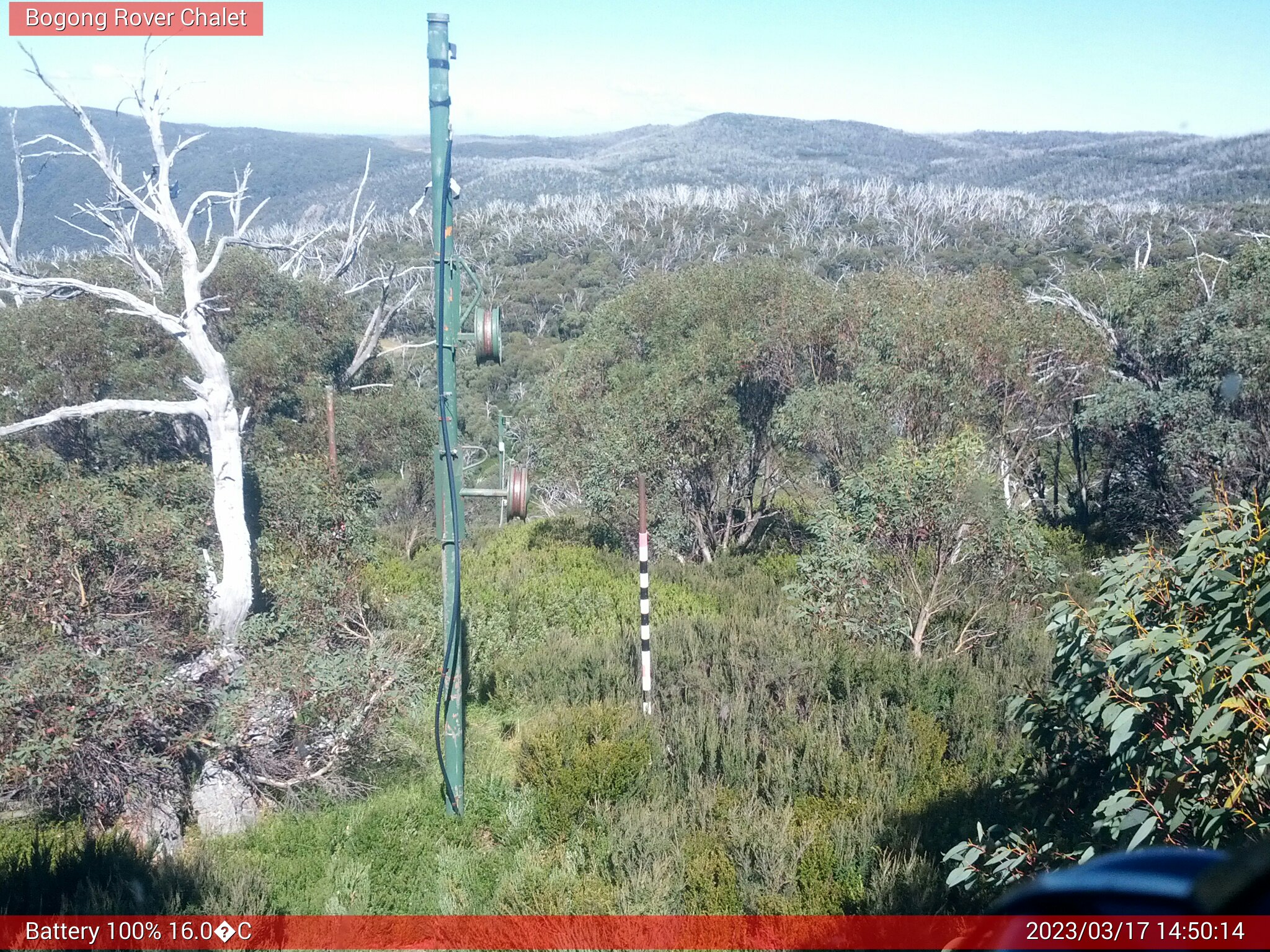 Bogong Web Cam 2:50pm Friday 17th of March 2023